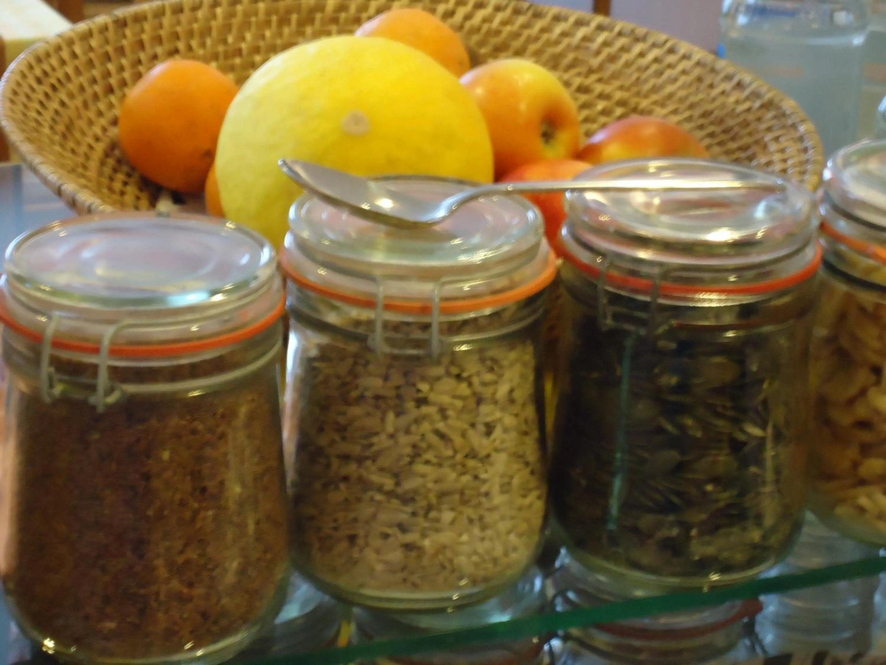 Food in enjoyHotel garni Korntal Stuttgart b&b Parkplatz Sprinter Penny eTank