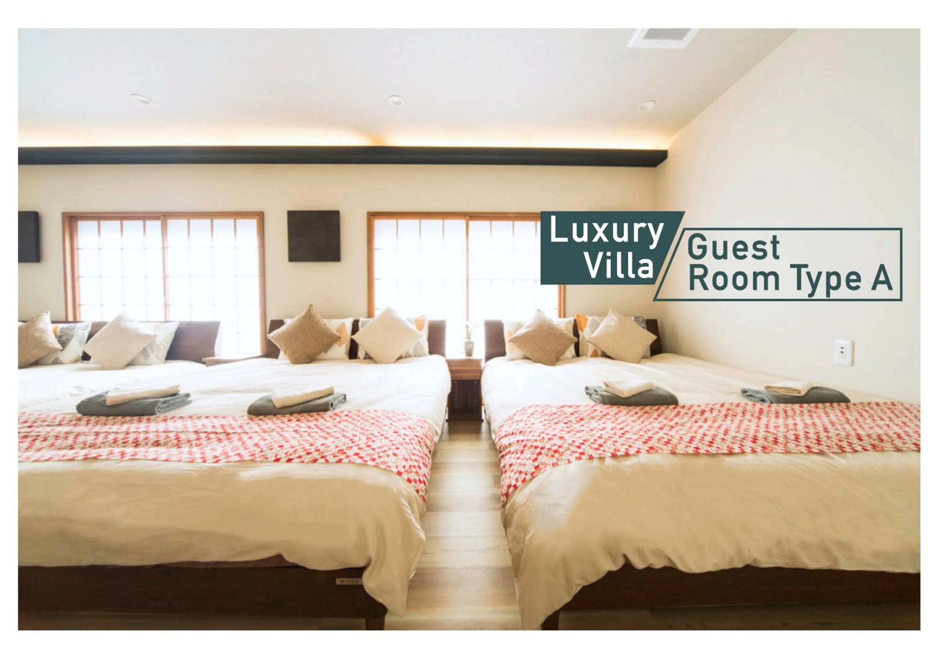 Bed in nestay villa tokyo shinjuku