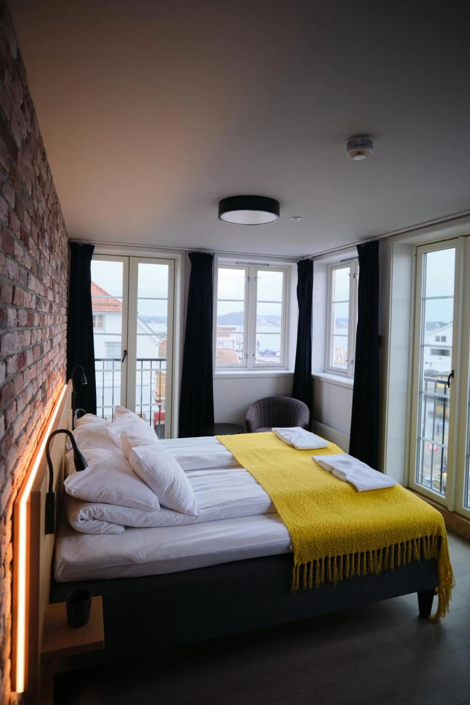 Bed in Kragerø Hotell