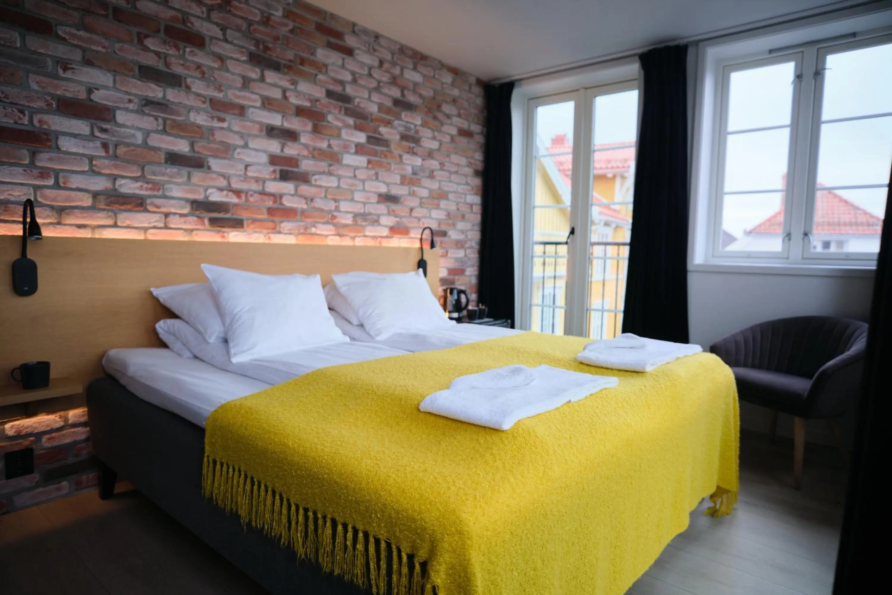 Bed in Kragerø Hotell