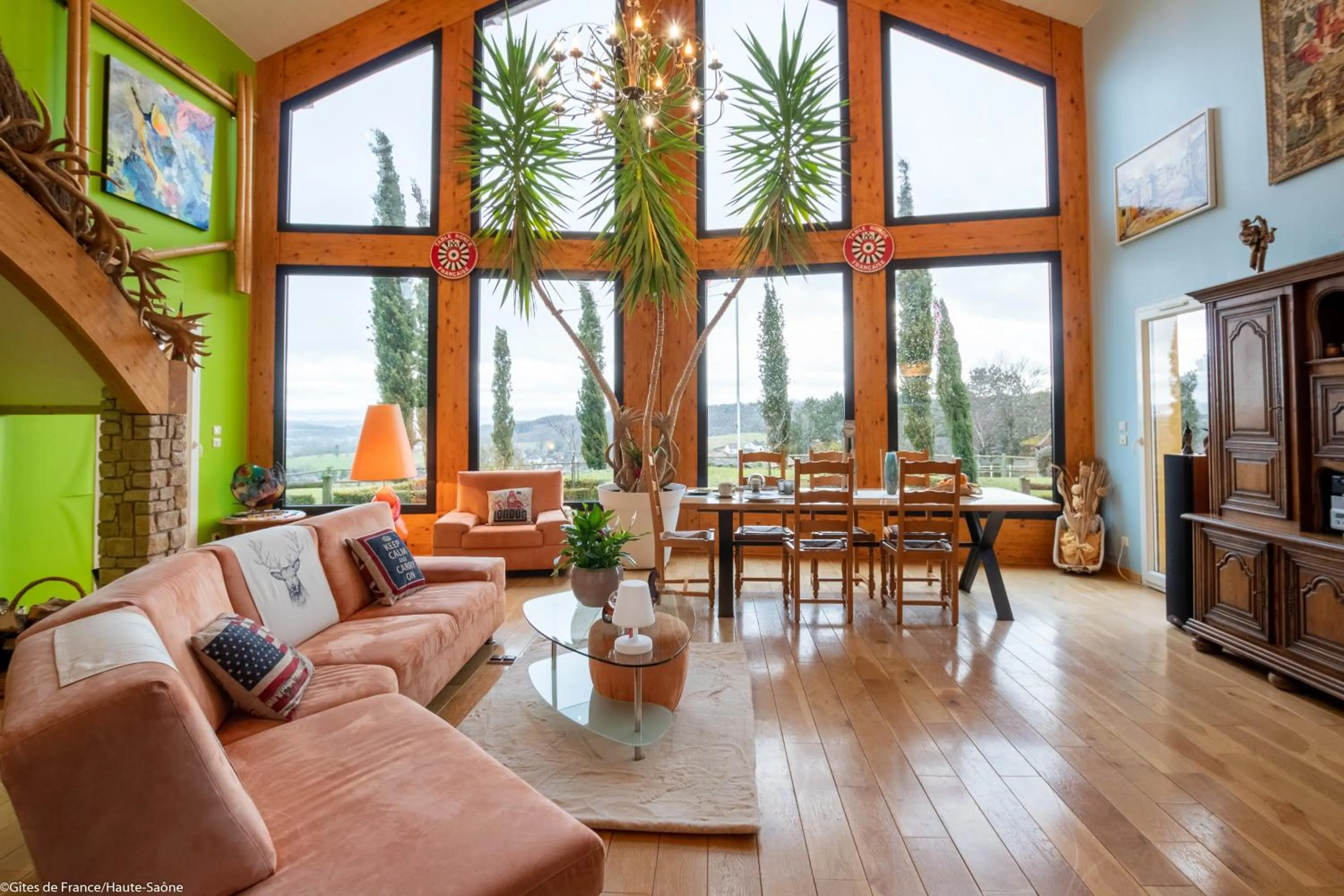 Living room in Au Domaine du Cerf