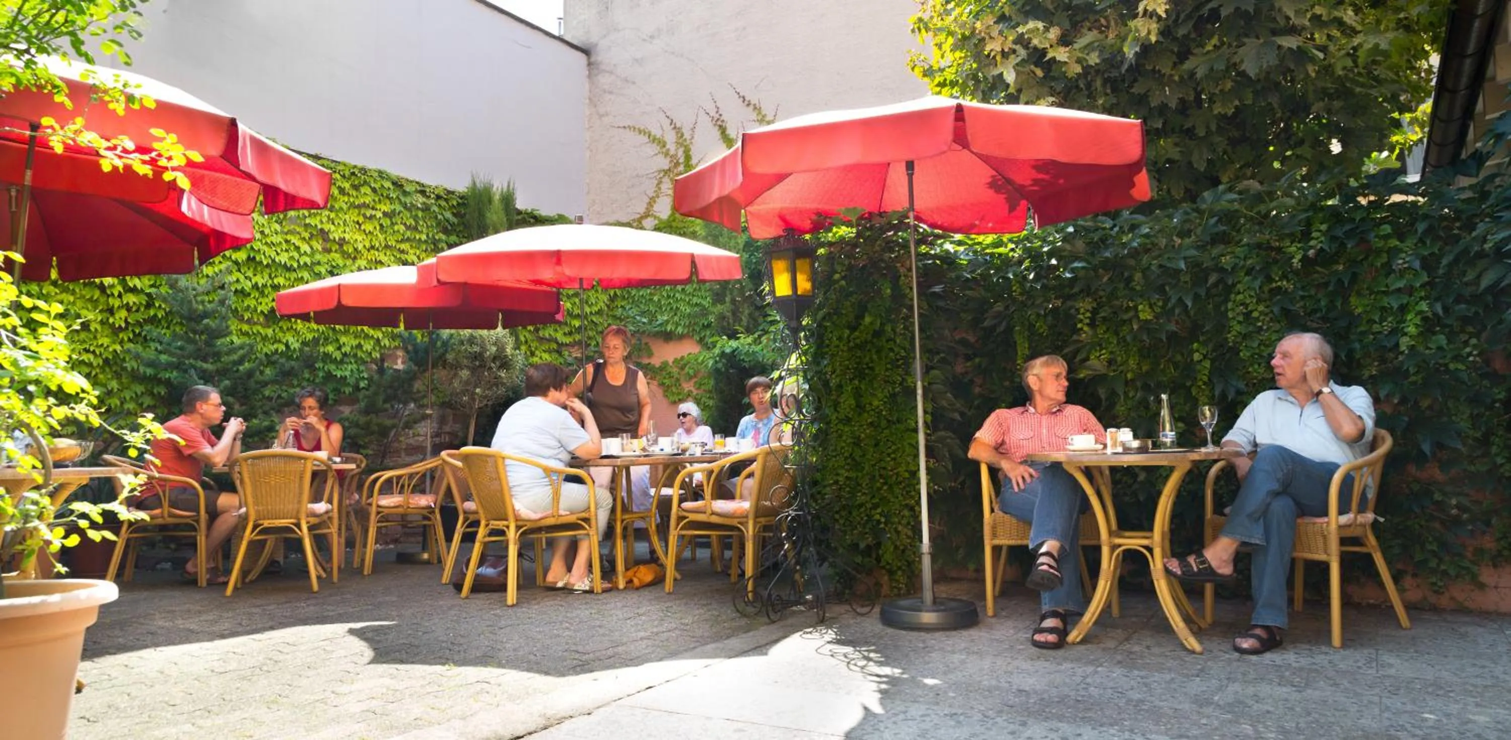Balcony/Terrace in Hotel Zum Goldenen Mann