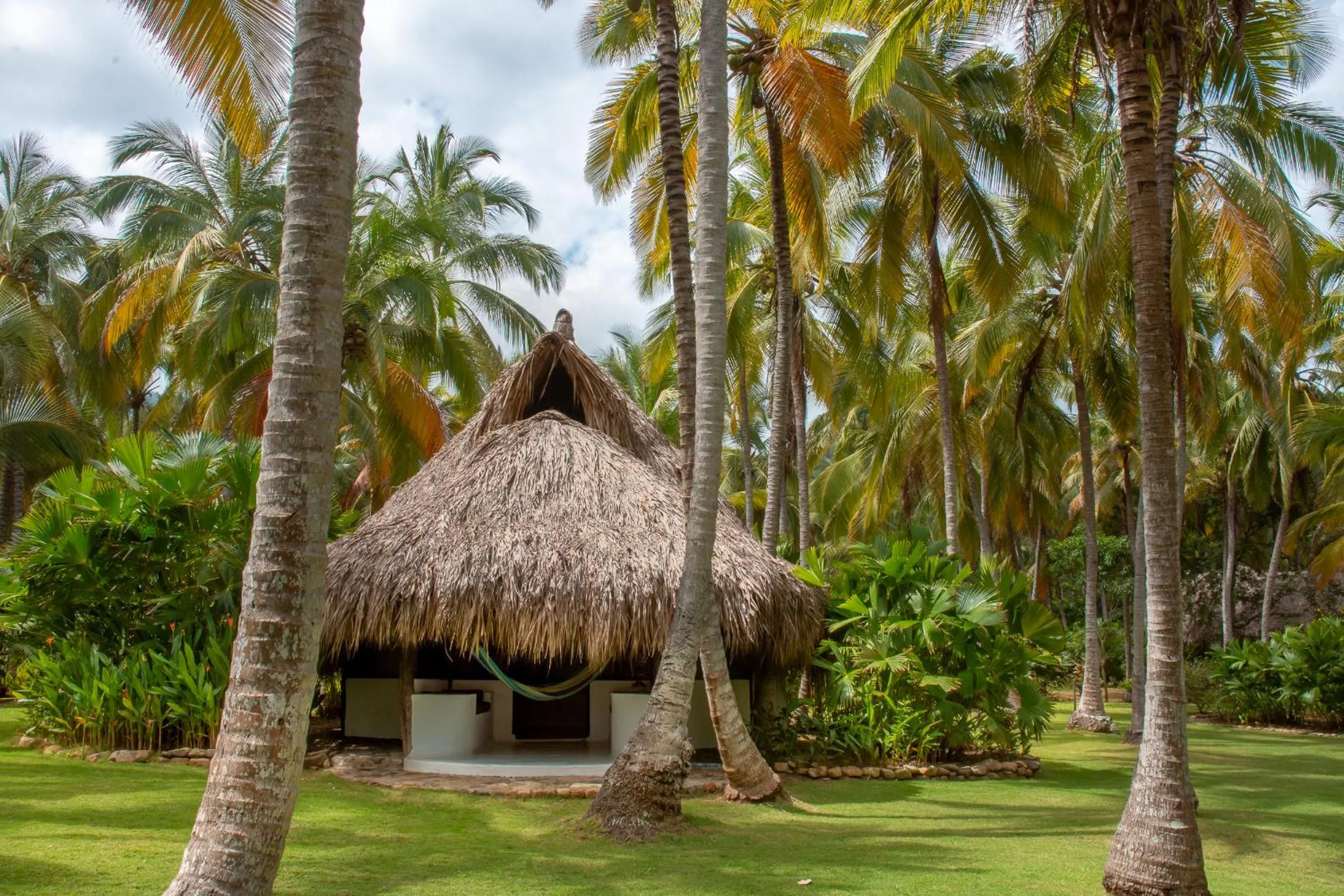 Garden view in Hotel Casalina