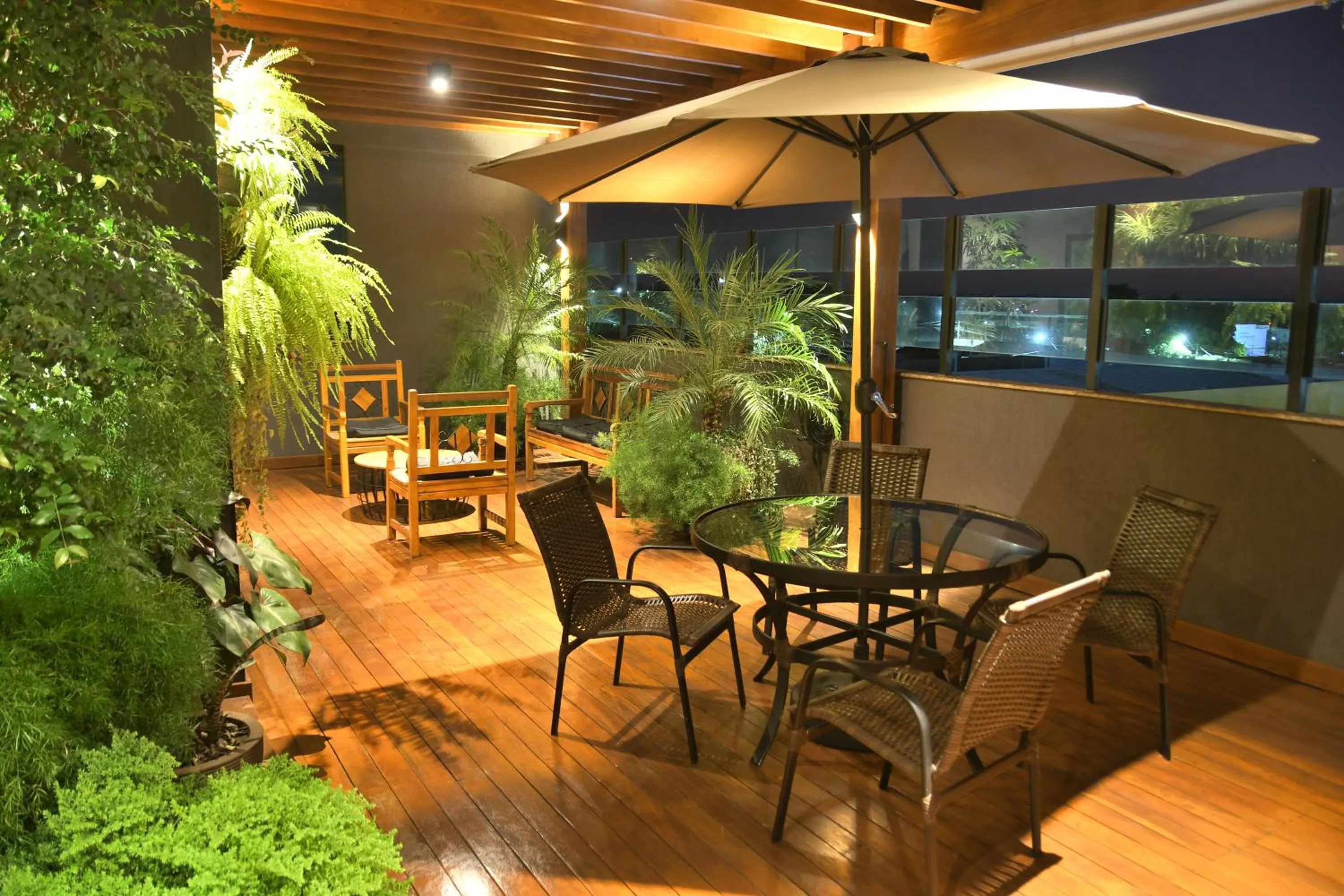 Garden in Hotel Araraquara By Mercure