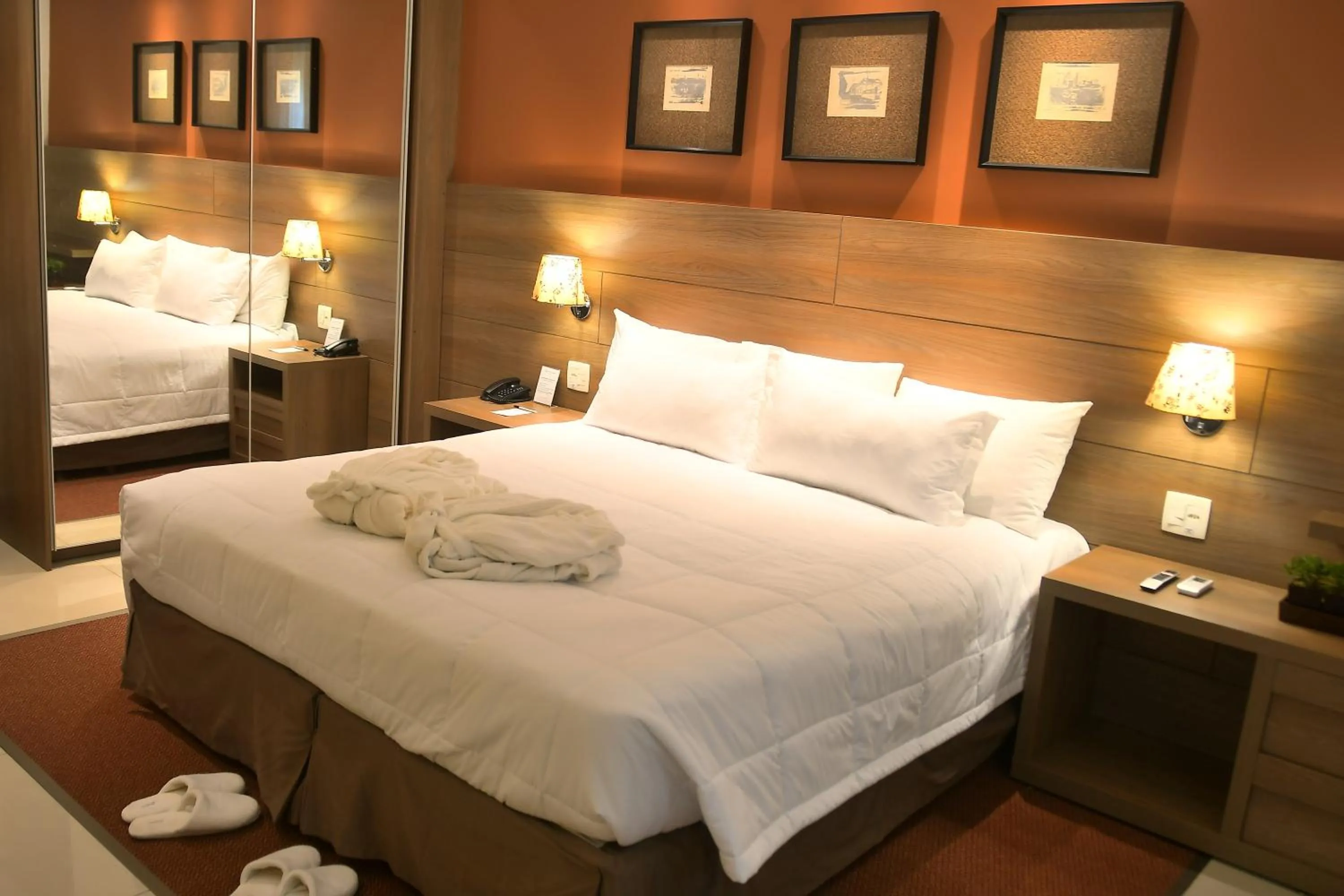 Night, Bed in Hotel Araraquara By Mercure