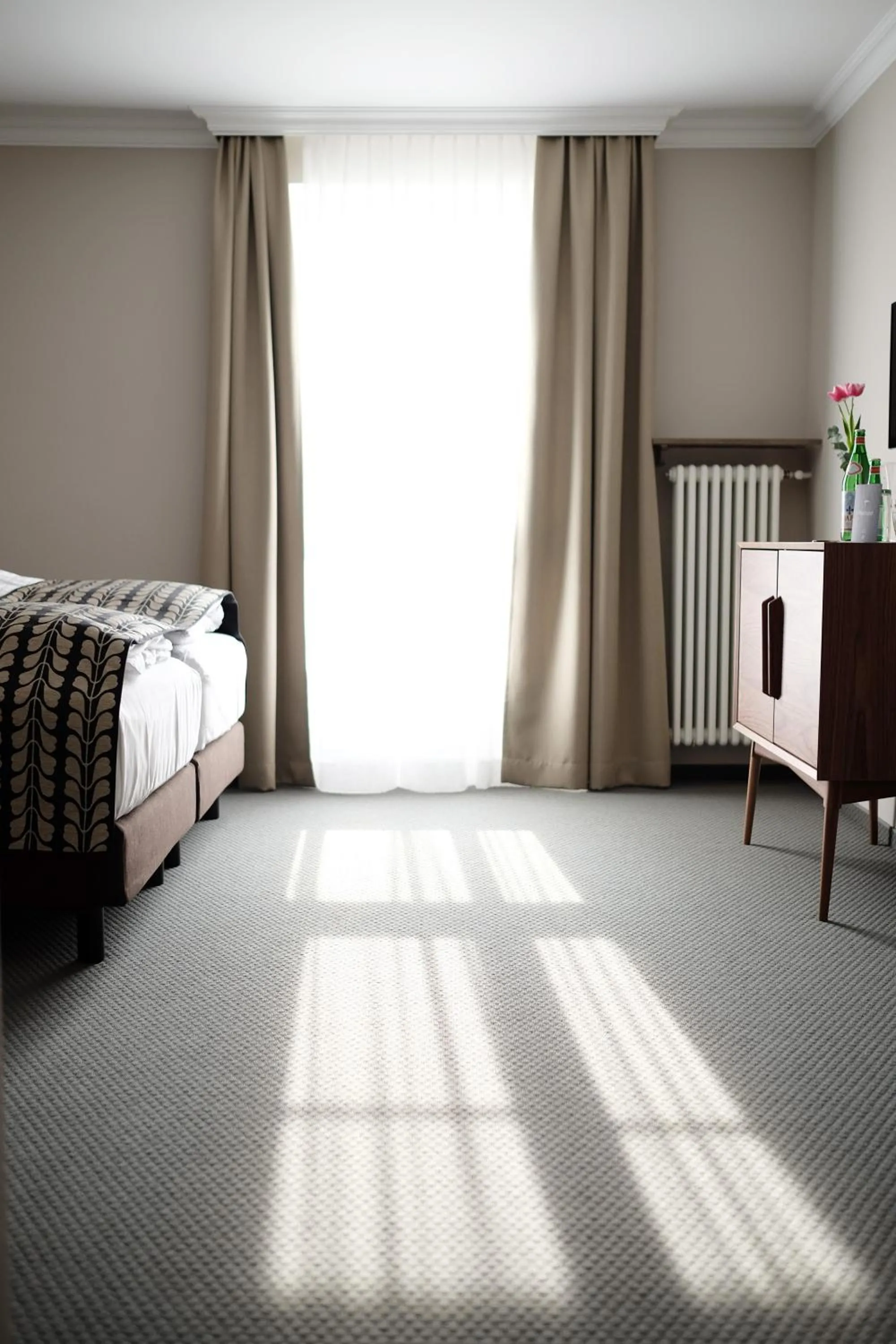 Decorative detail, Bed in Parkhotel Obermenzing