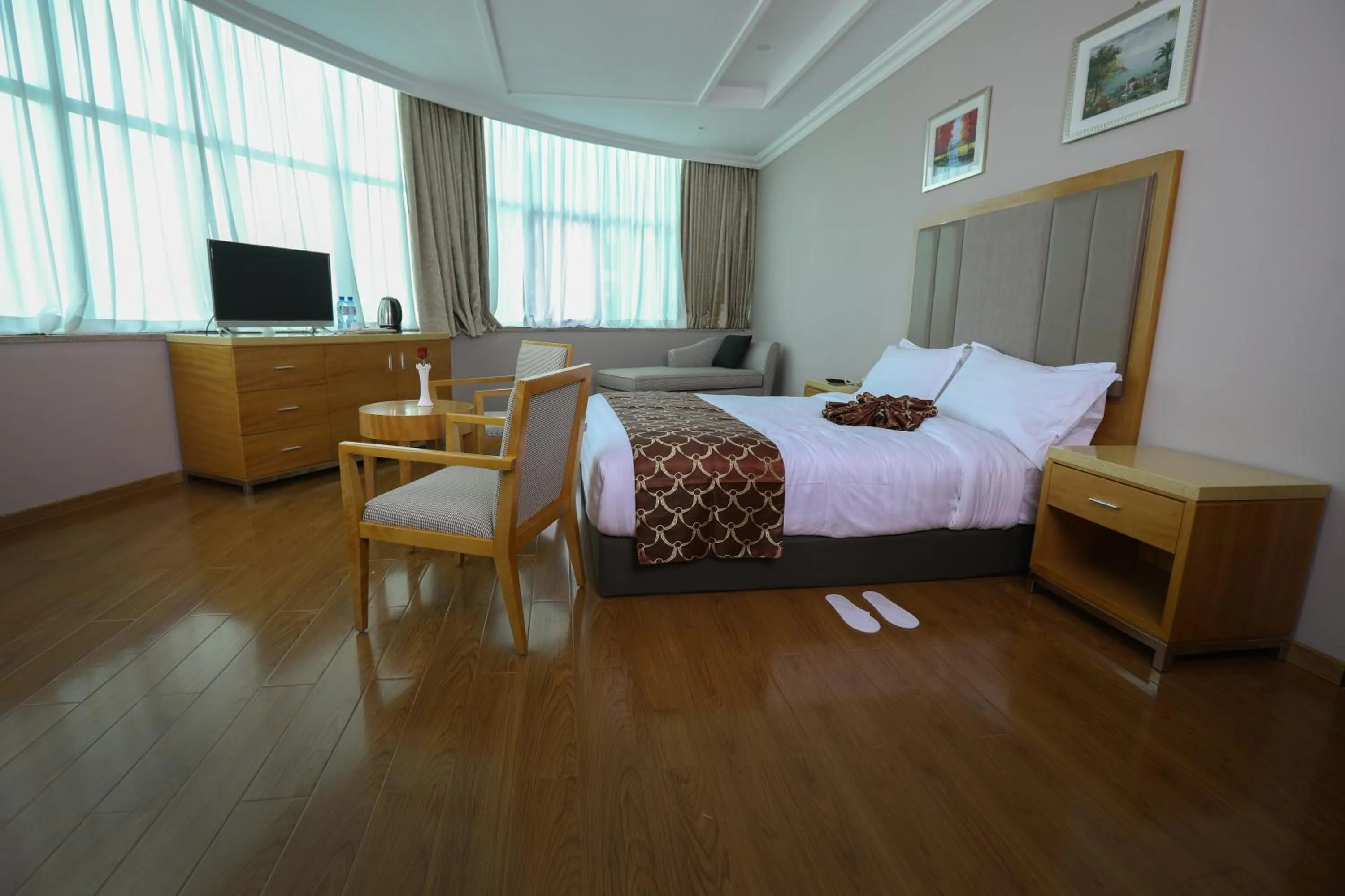 Bed in New Day Hotel