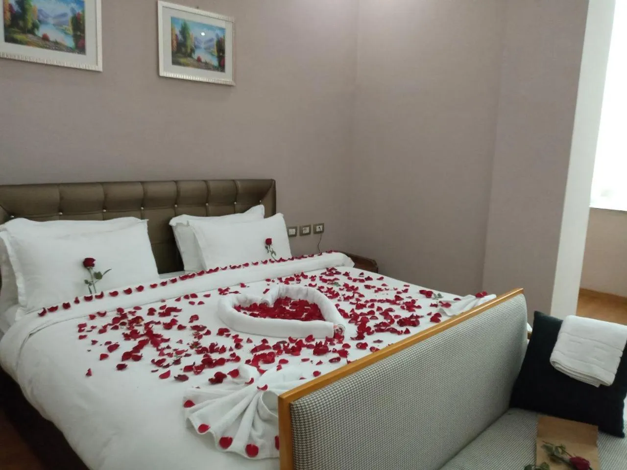 Bed in New Day Hotel