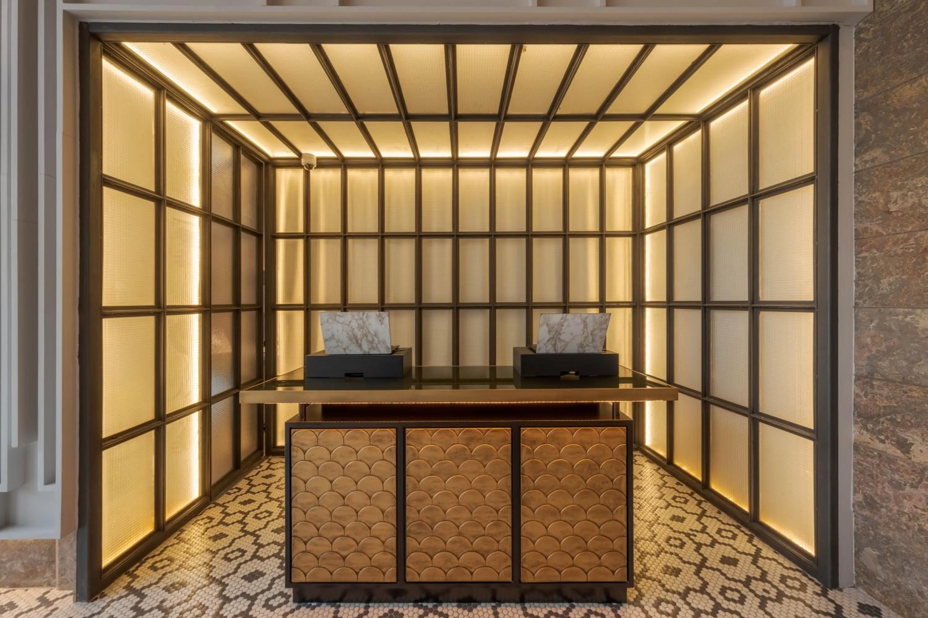 Lobby or reception in Pestana Lisboa Vintage City Center Suites