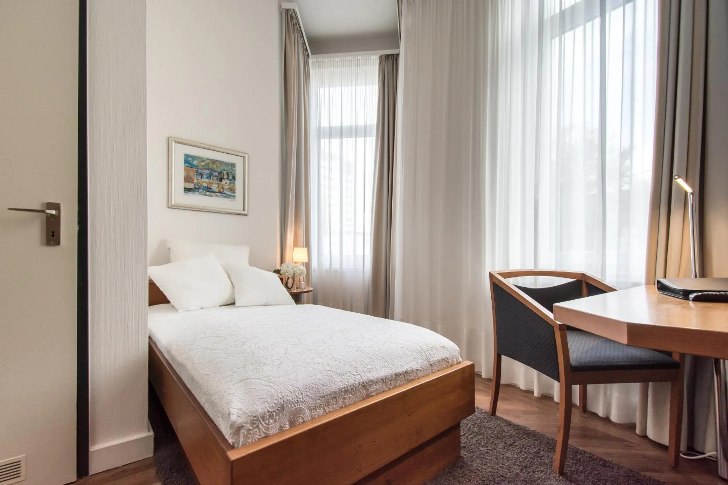 Bedroom, Bed in Hotel Friederike