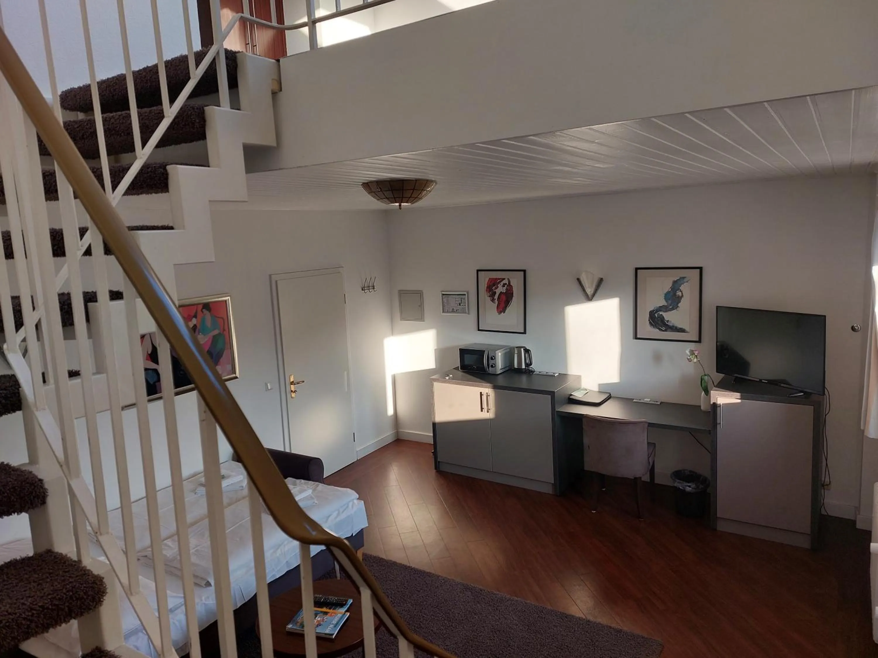 Kitchen or kitchenette in Hotel Friederike