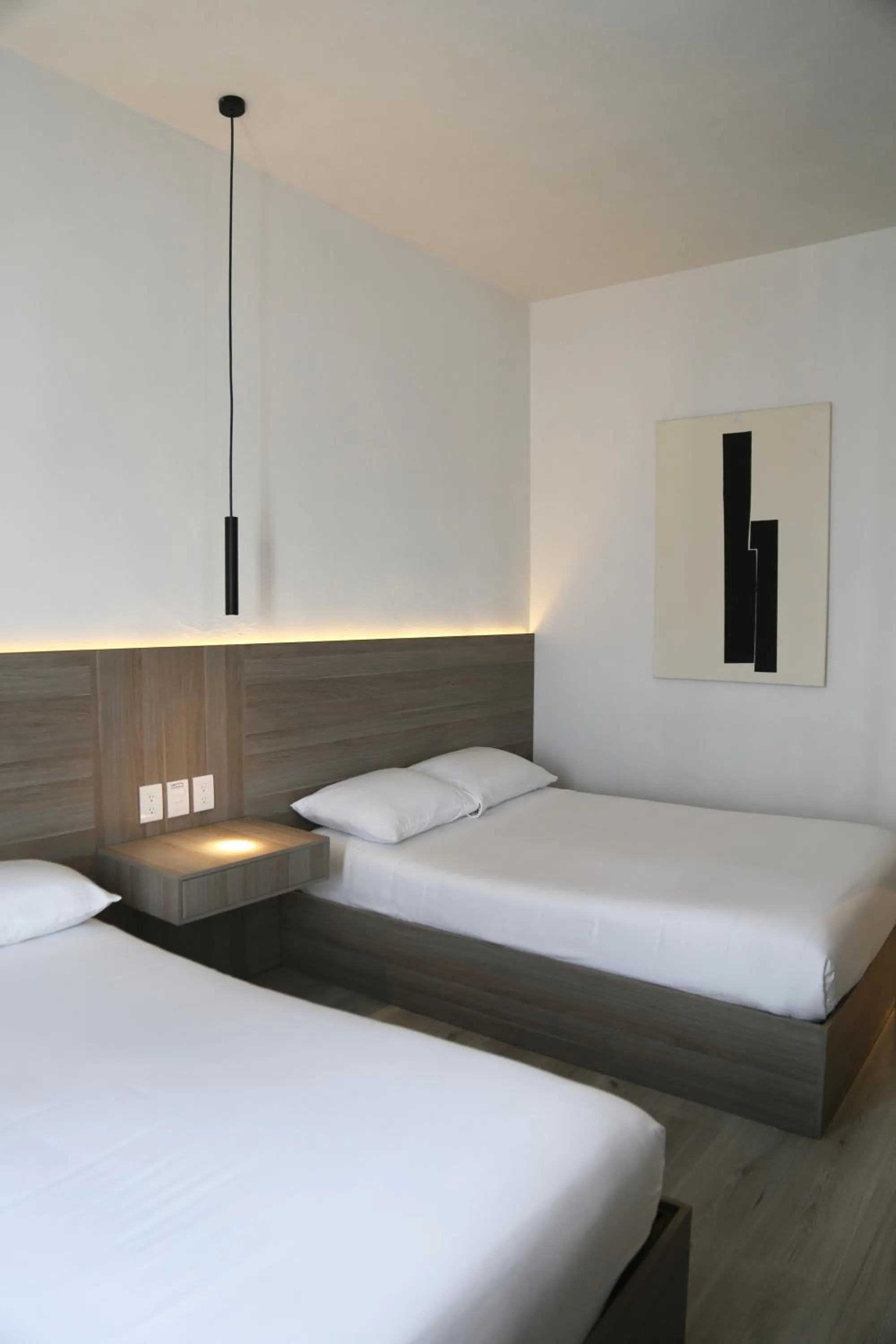 Bed in Hotel Blanco Pachuca