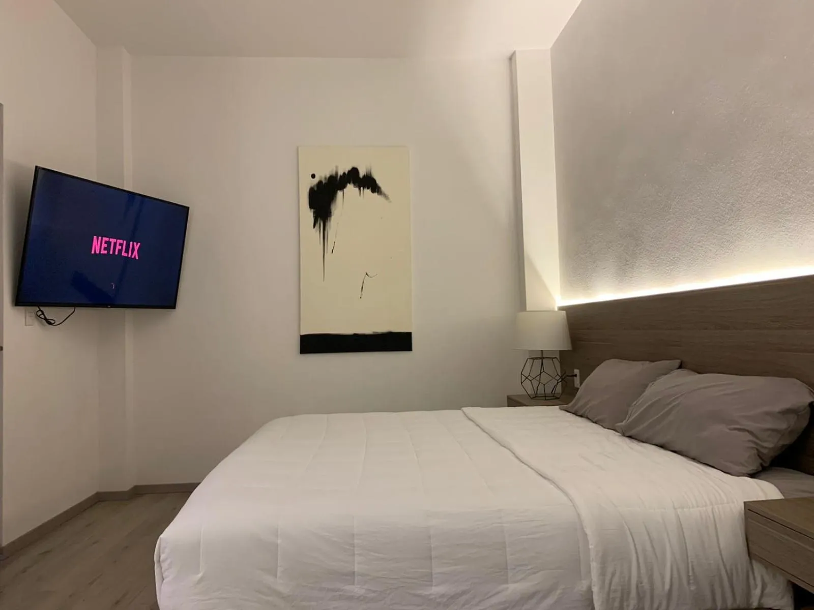 Bed in Hotel Blanco Pachuca