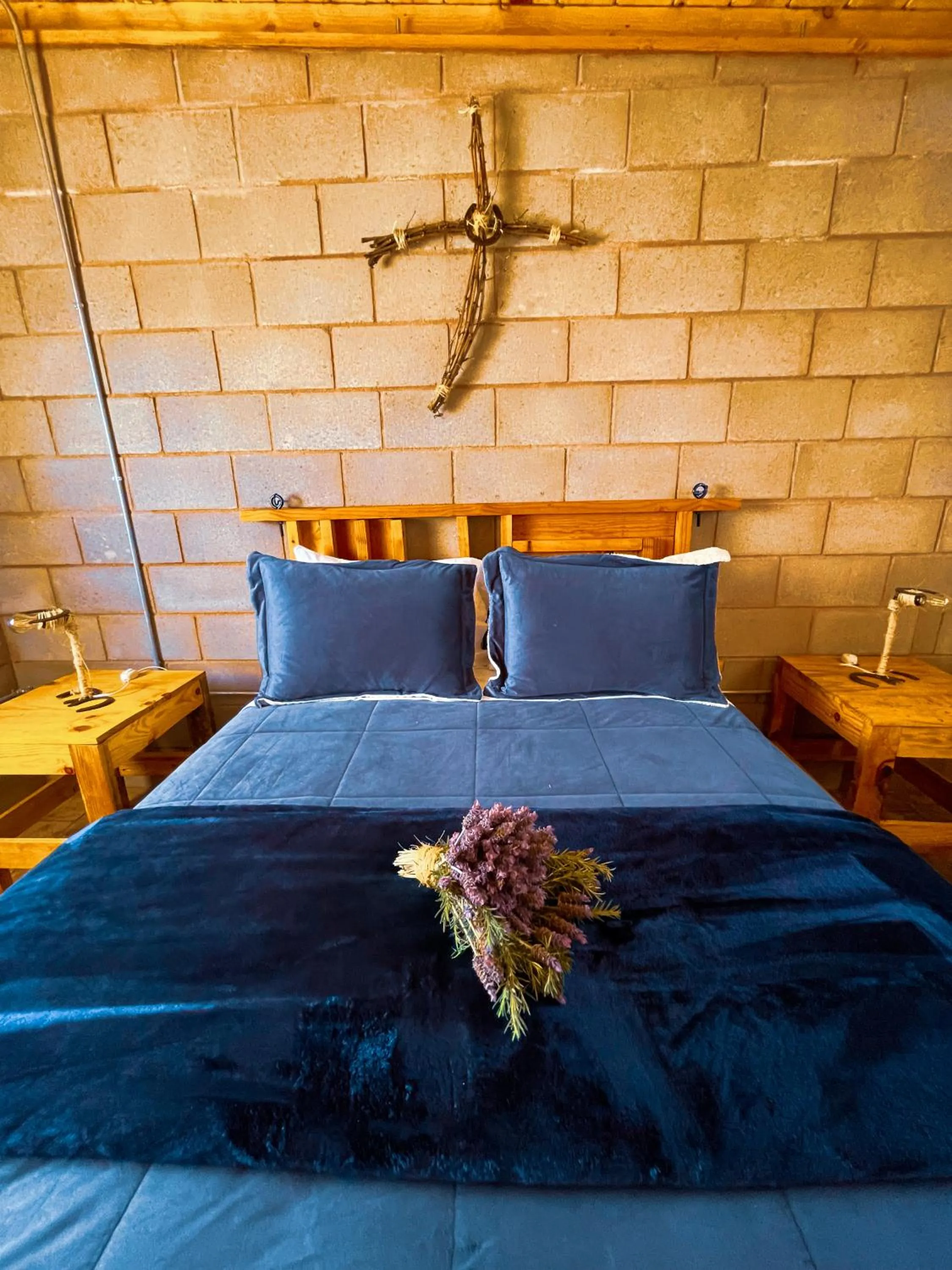 Bed in Cabaña San Tony