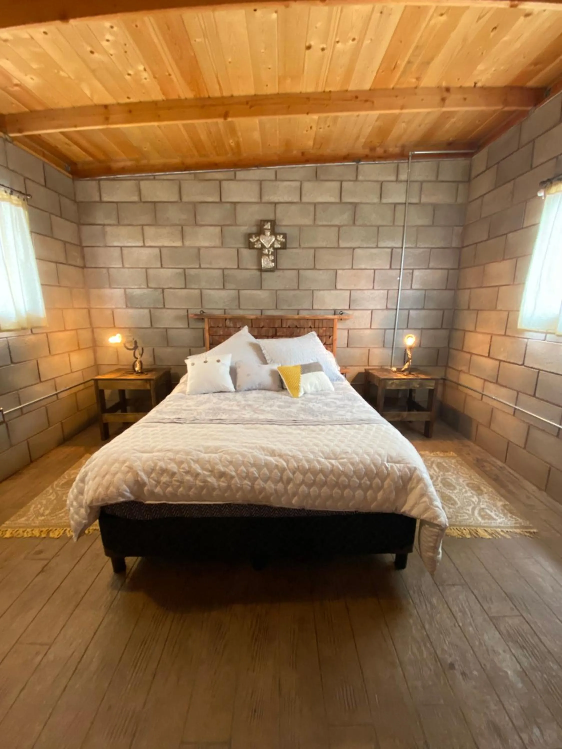 Bed in Cabaña San Tony