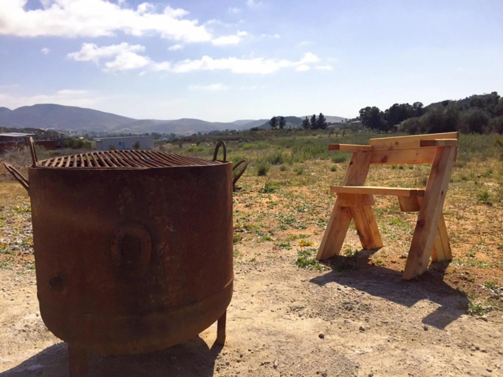 BBQ facilities in Cabaña San Tony