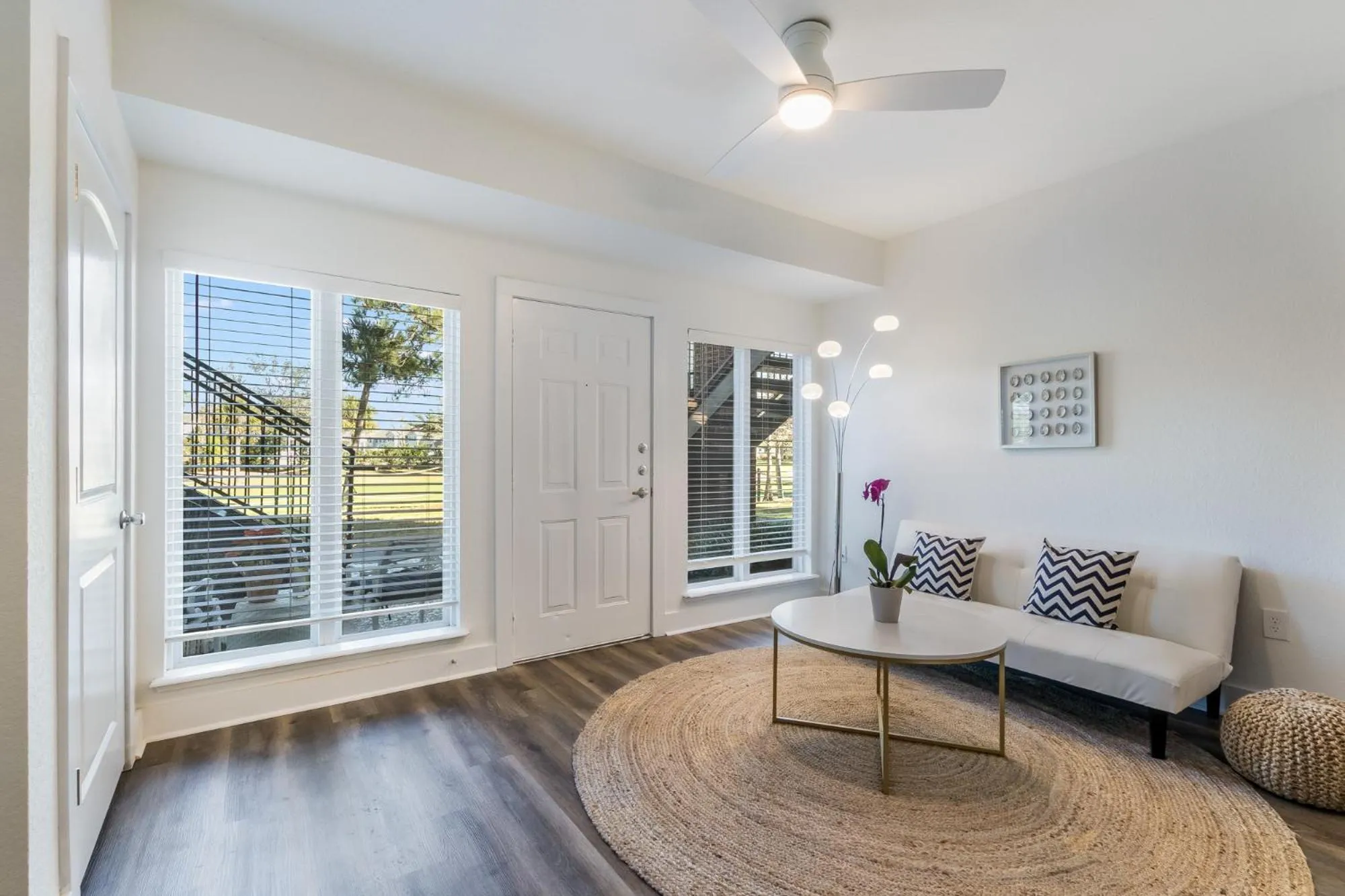 Living room in One Club Gulf Shores