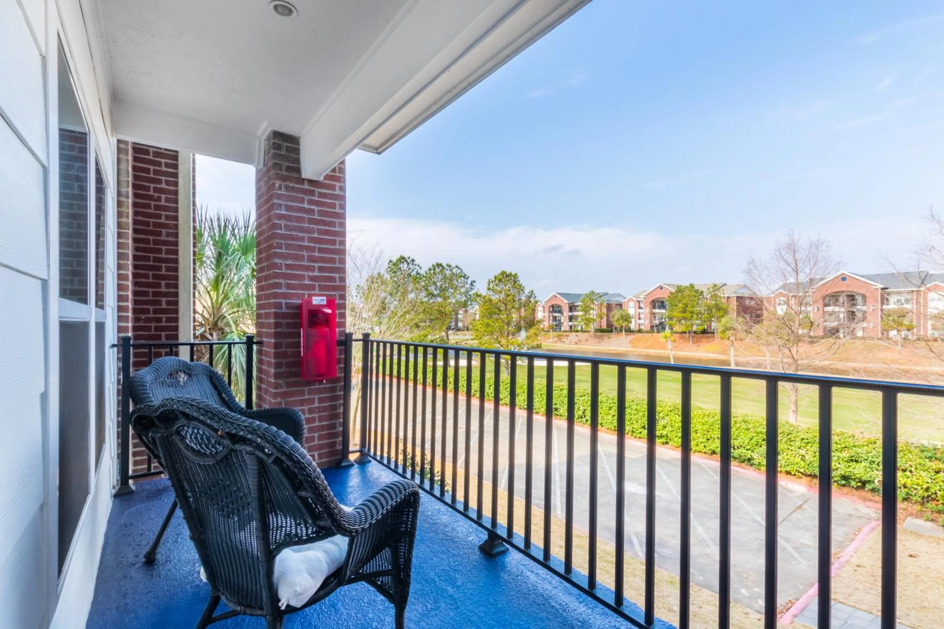 Patio in One Club Gulf Shores