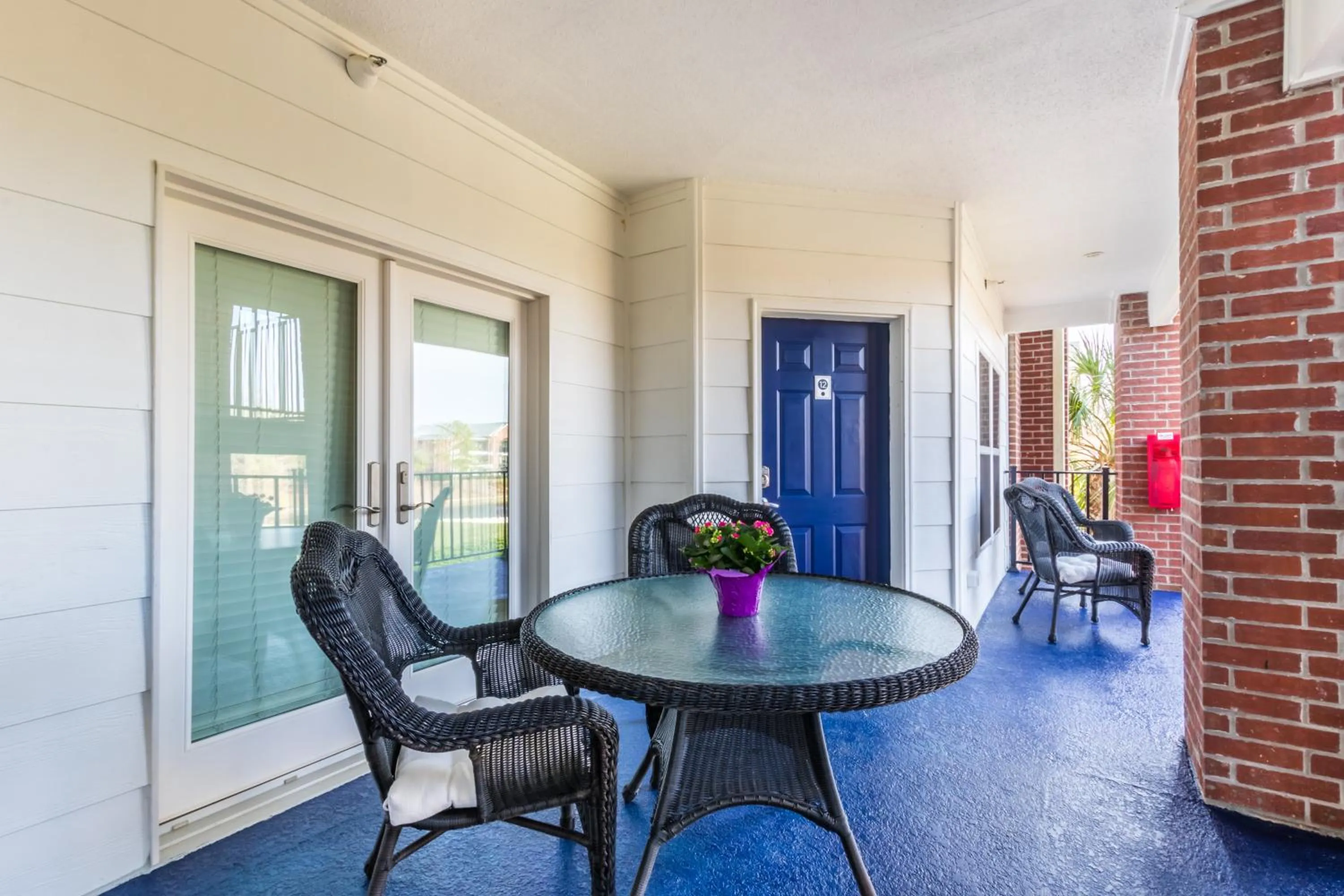 Patio in One Club Gulf Shores