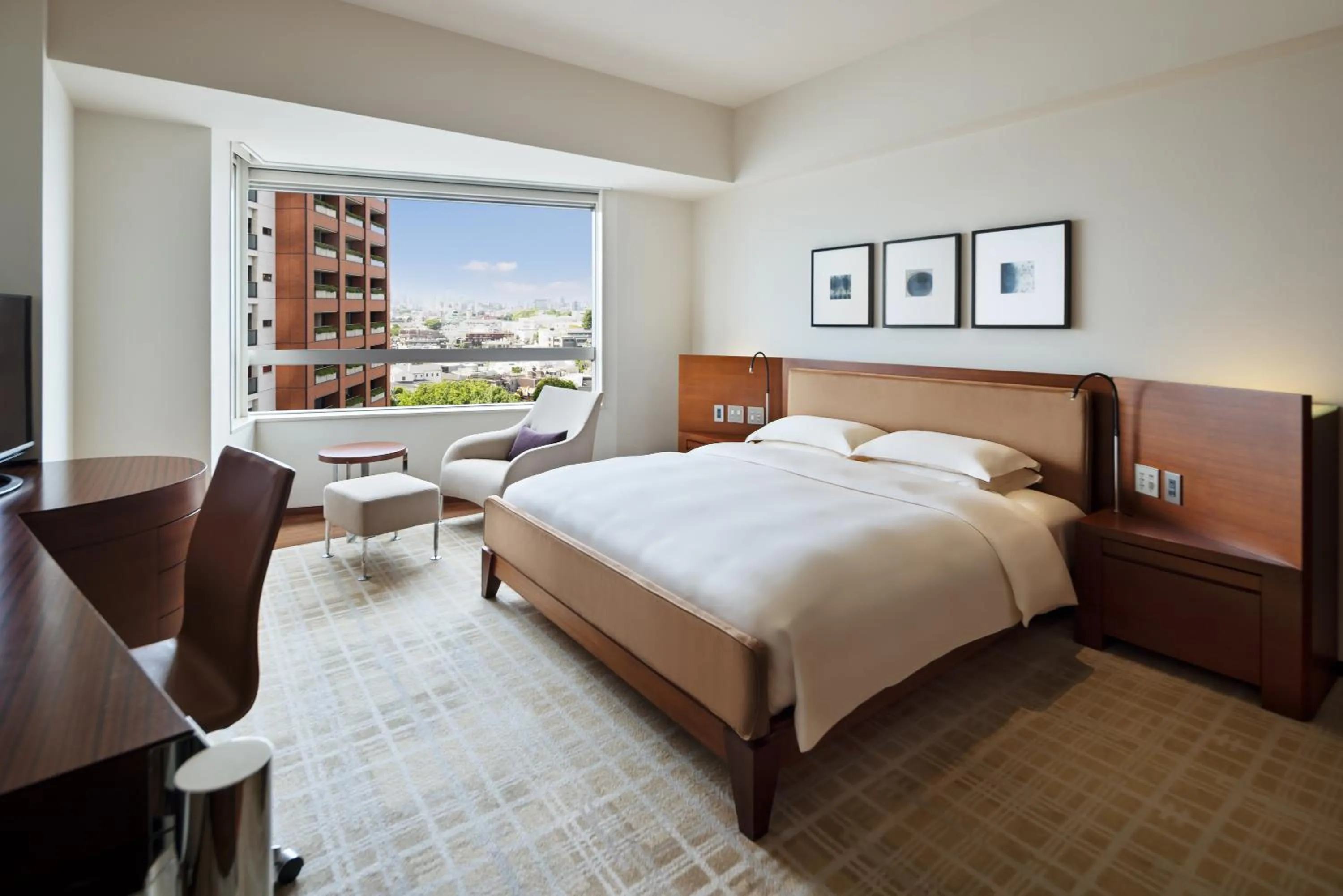 Bed in Grand Hyatt Tokyo