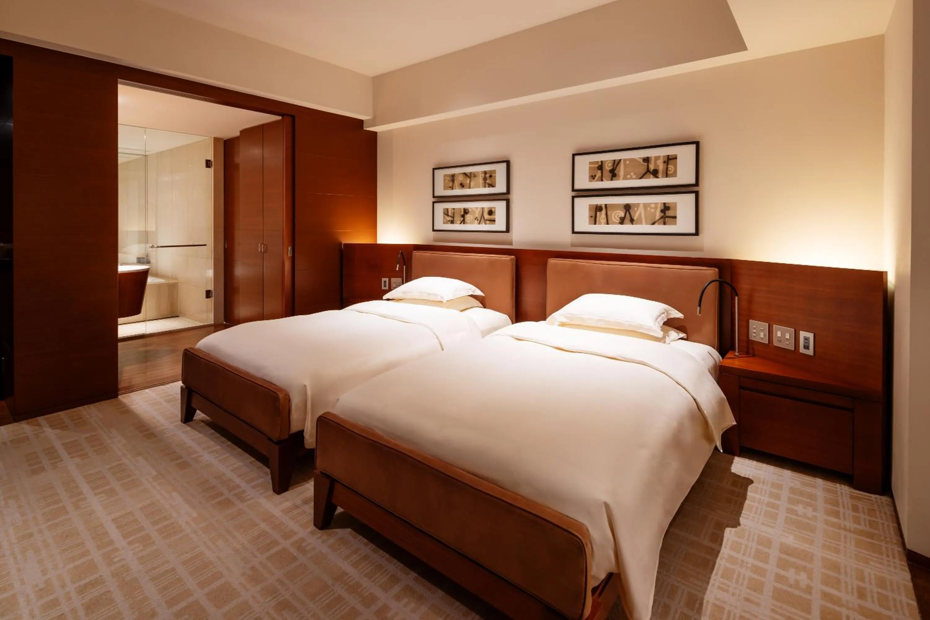 Bed in Grand Hyatt Tokyo