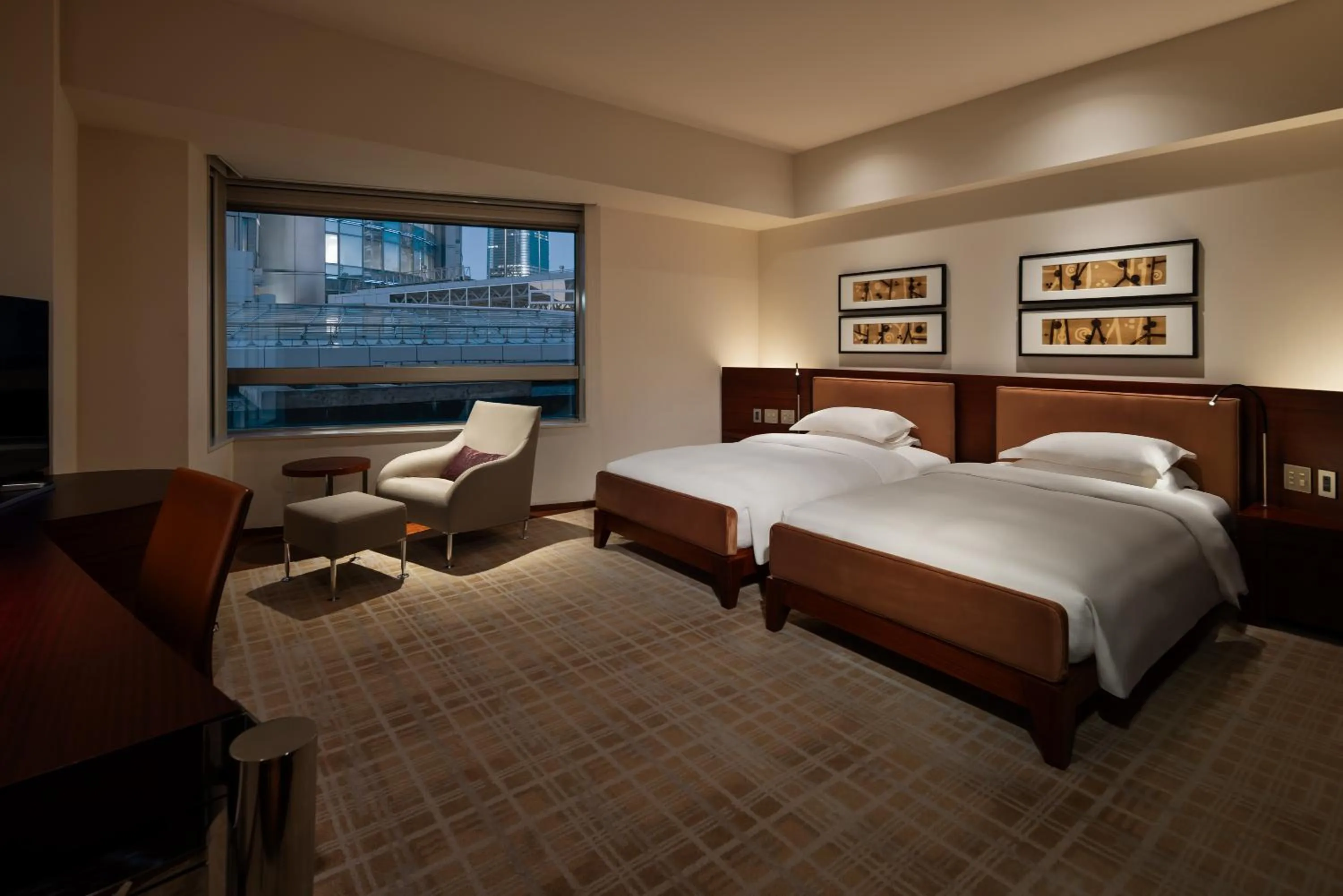 Bed in Grand Hyatt Tokyo