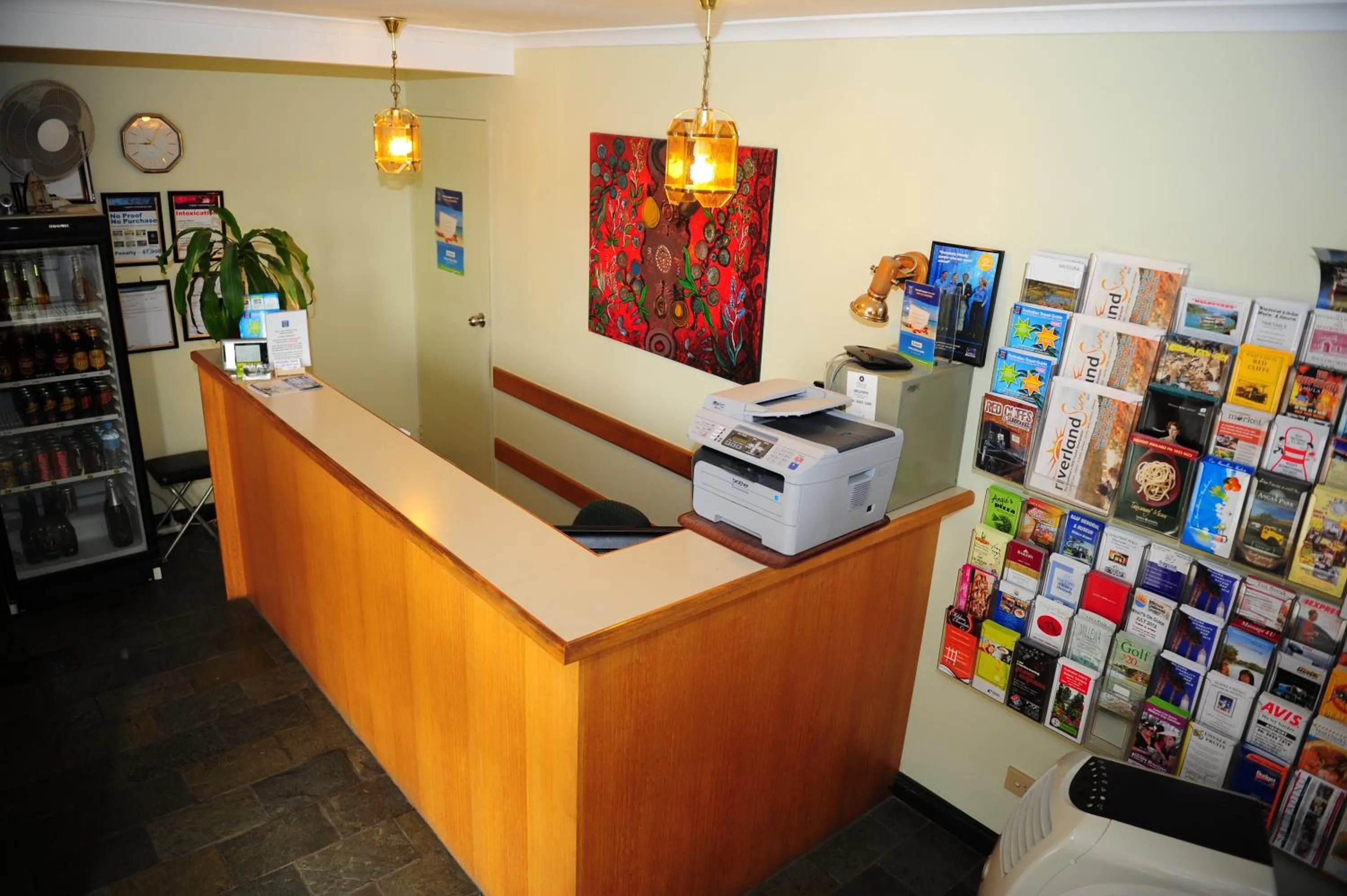 Lobby or reception in Mildura Plaza Motor Inn