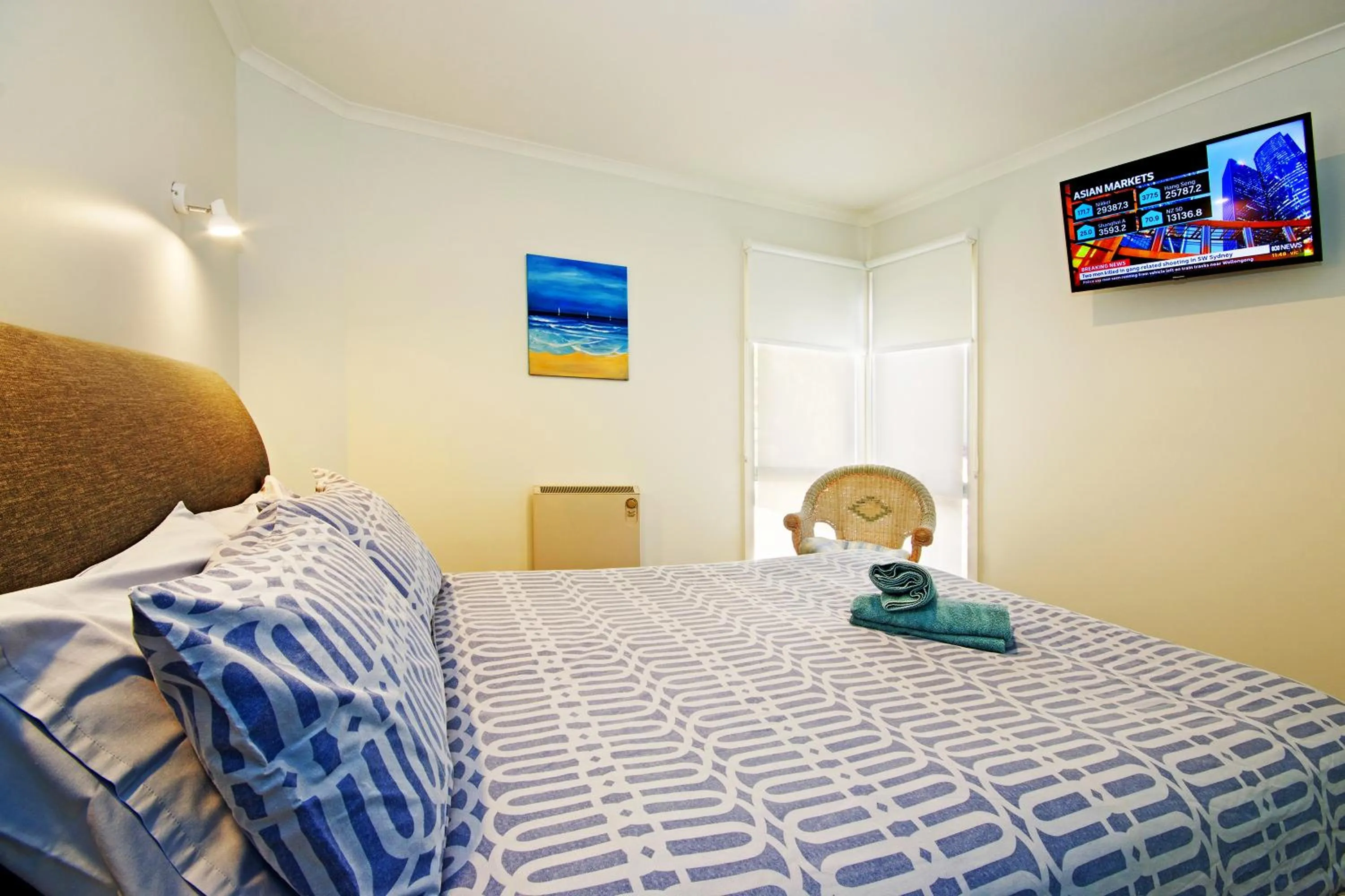 Bedroom, Bed in Anchorage Motel & Villas Lorne