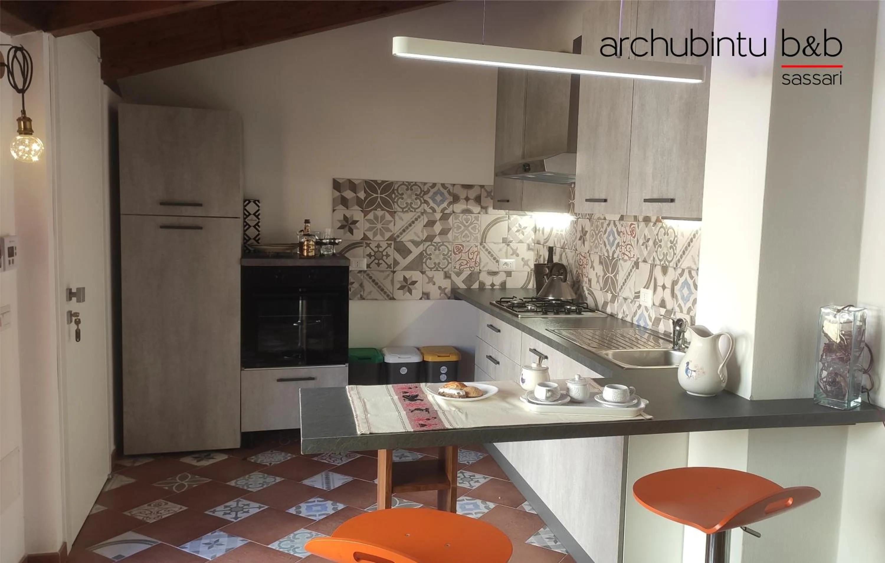 Seating area in Archubintu B&B