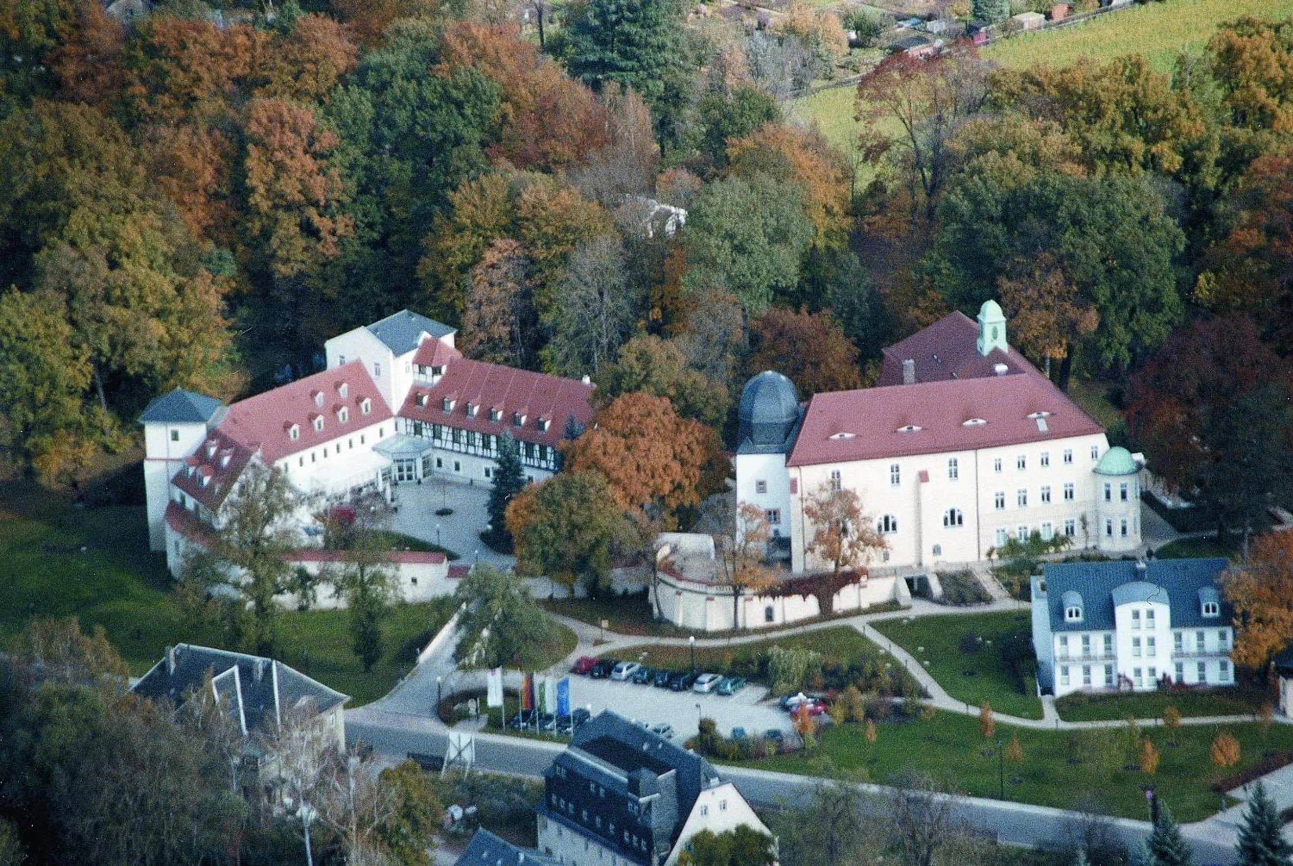 Bird's eye view in Hotel Schloss Schweinsburg