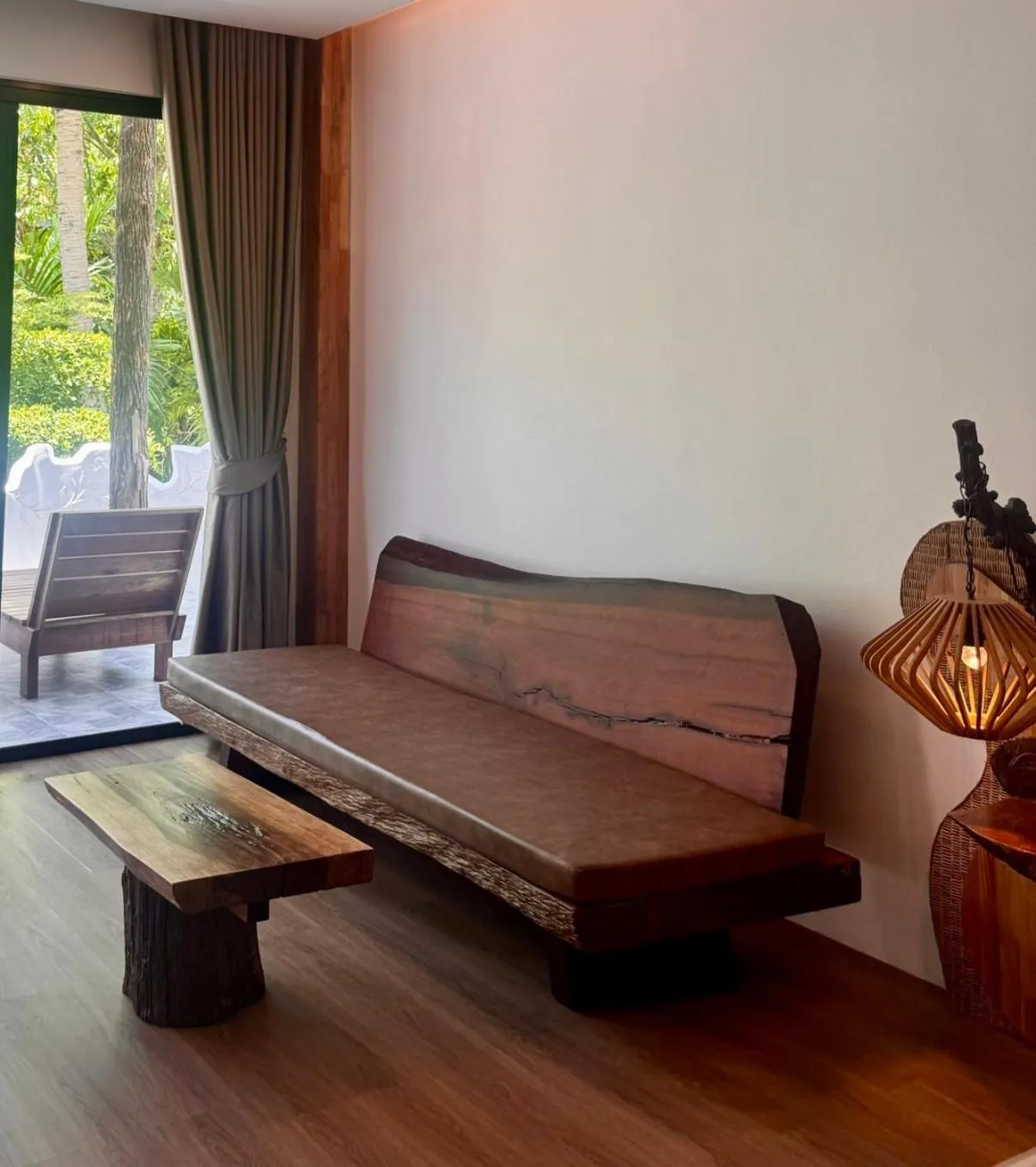 Seating area in AC 2 Resort