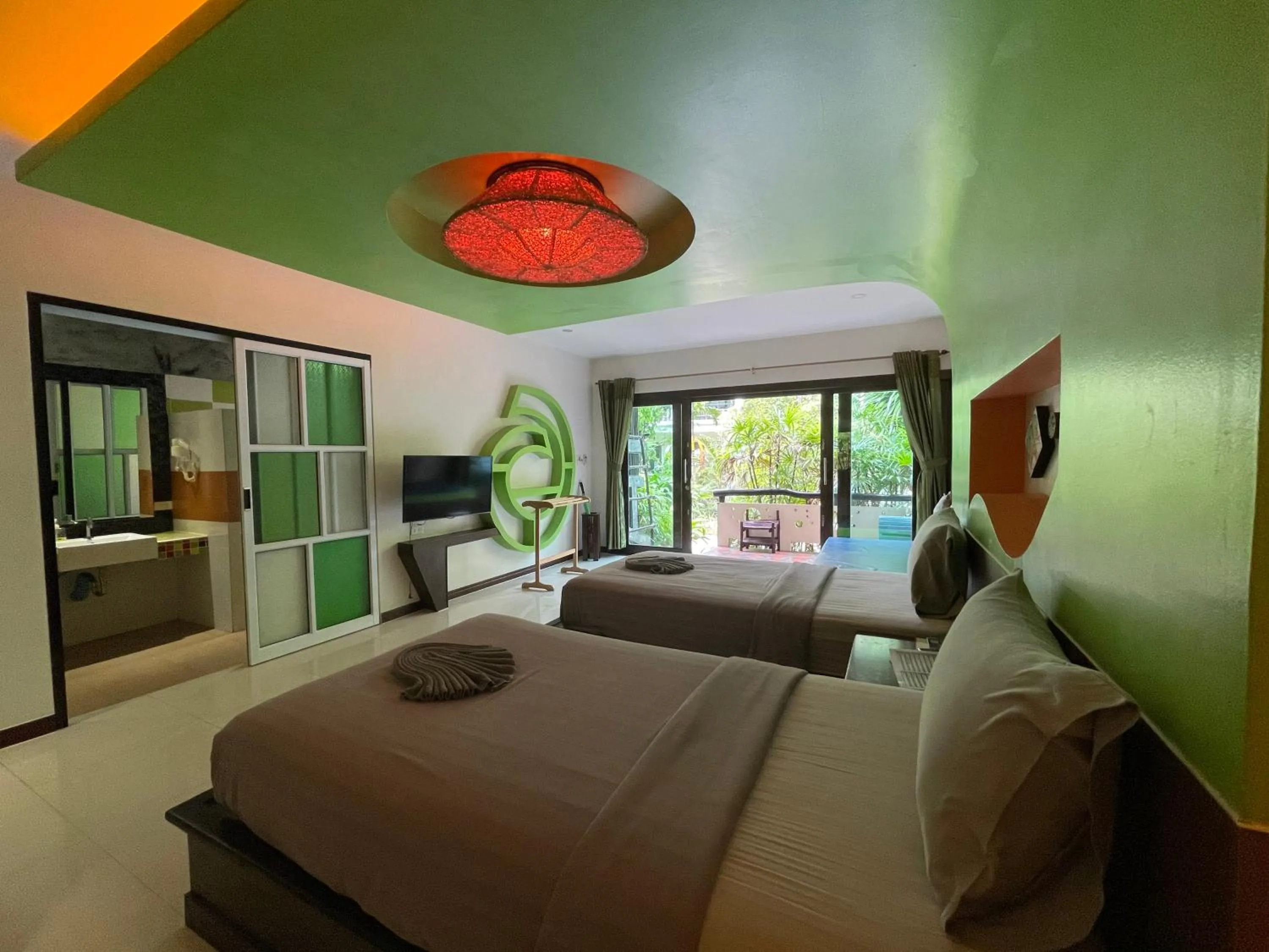 Photo of the whole room, Bed in AC 2 Resort