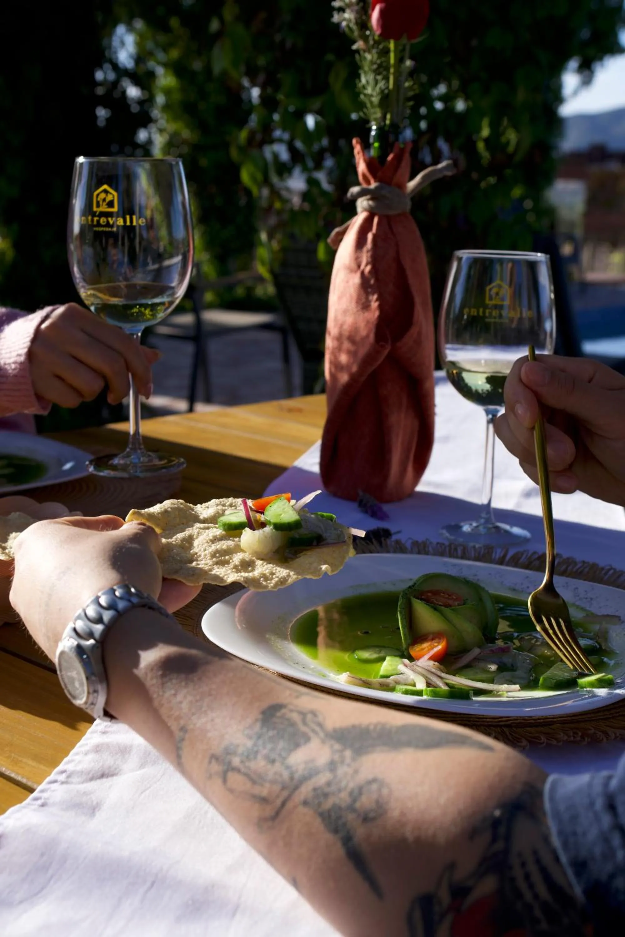 Restaurant/places to eat in Entrevalle Hotel Boutique