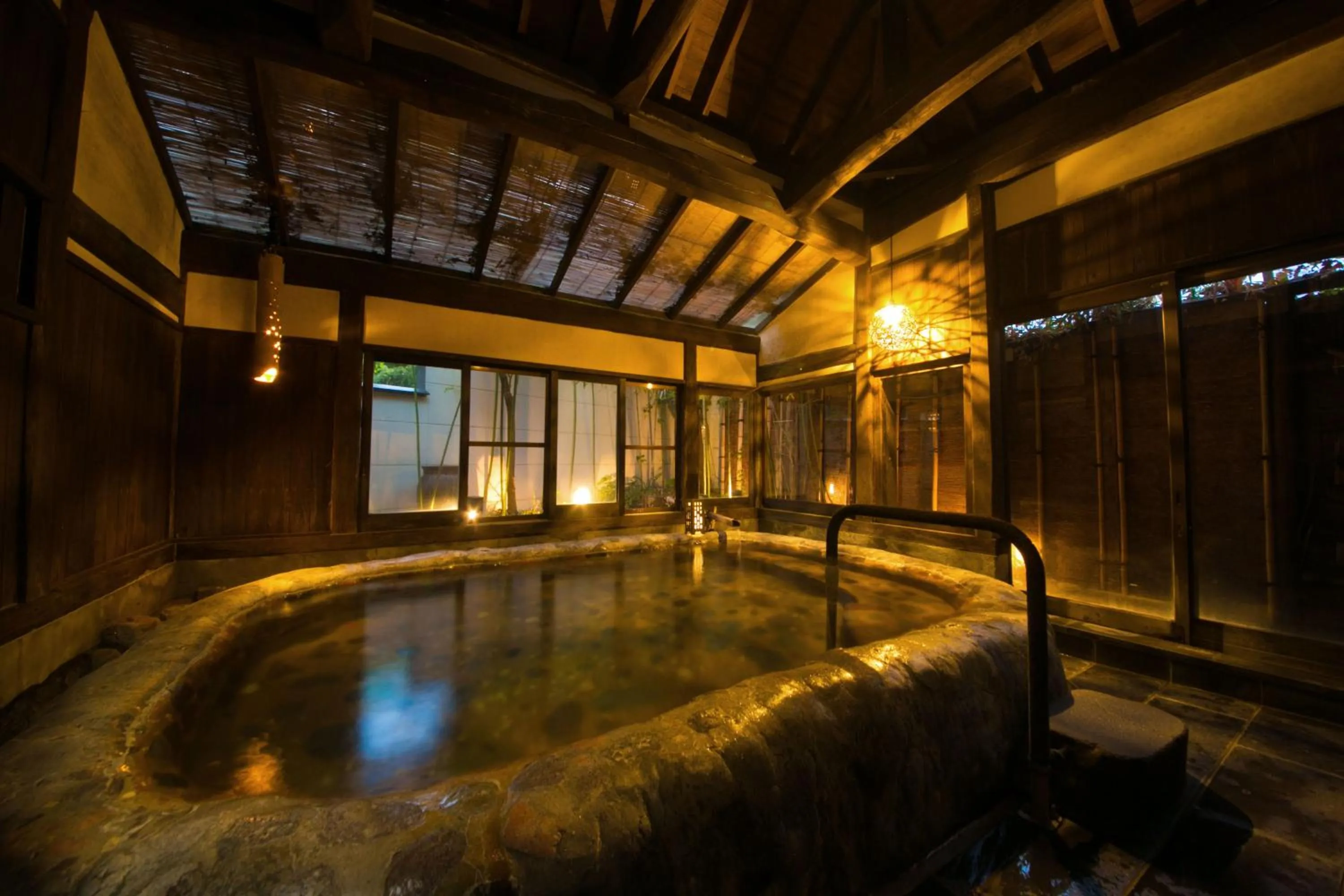Hot Spring Bath in Nansuikaku