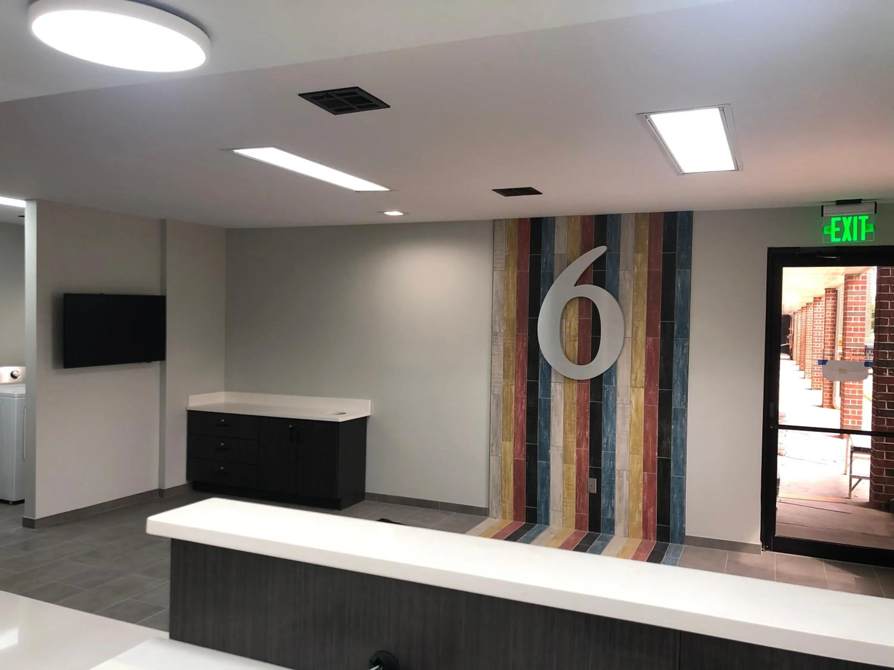 Lobby or reception in Studio 6 Waco TX - Downtown - Baylor