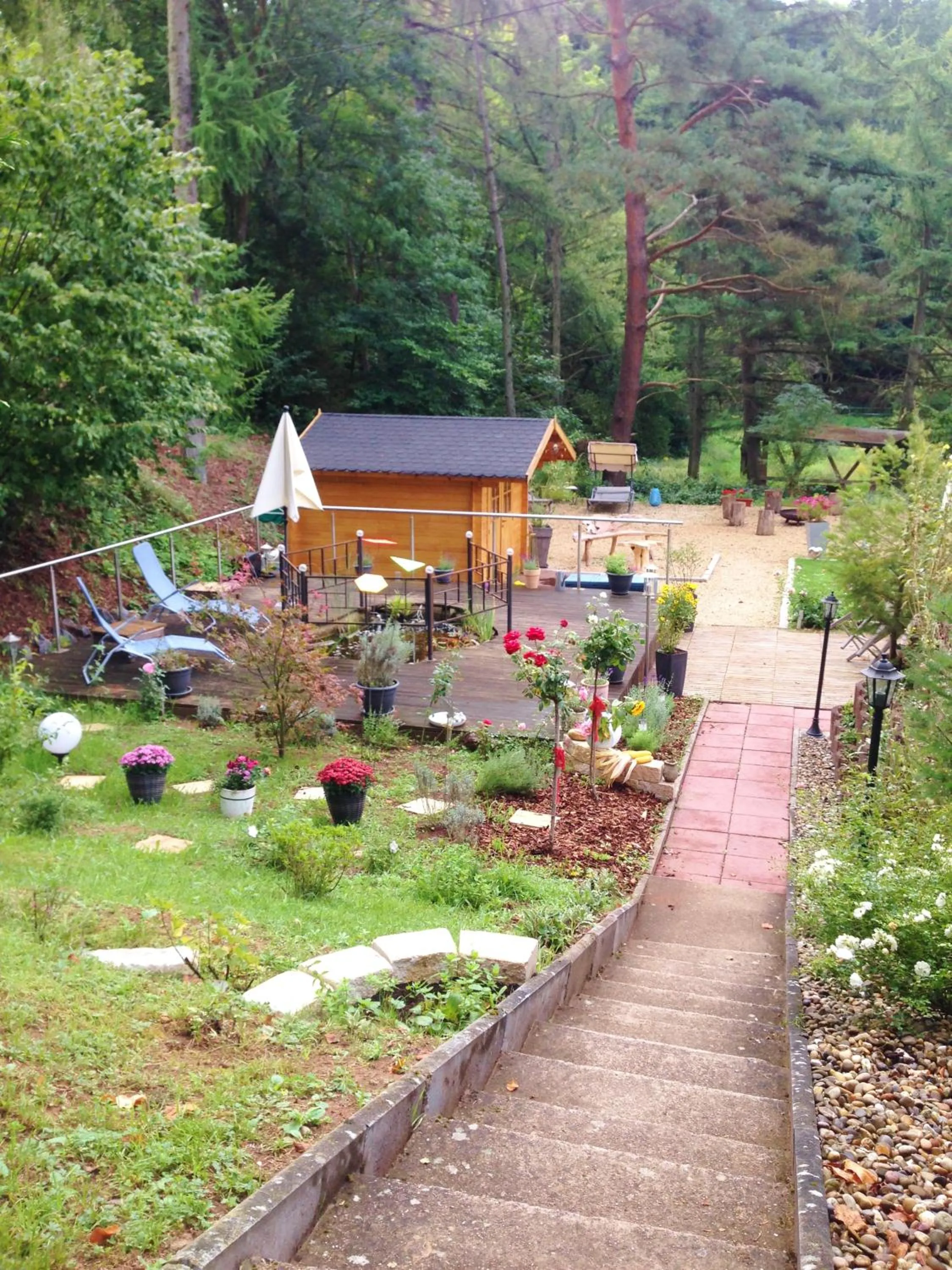 Garden in Hotel Sonnenhof
