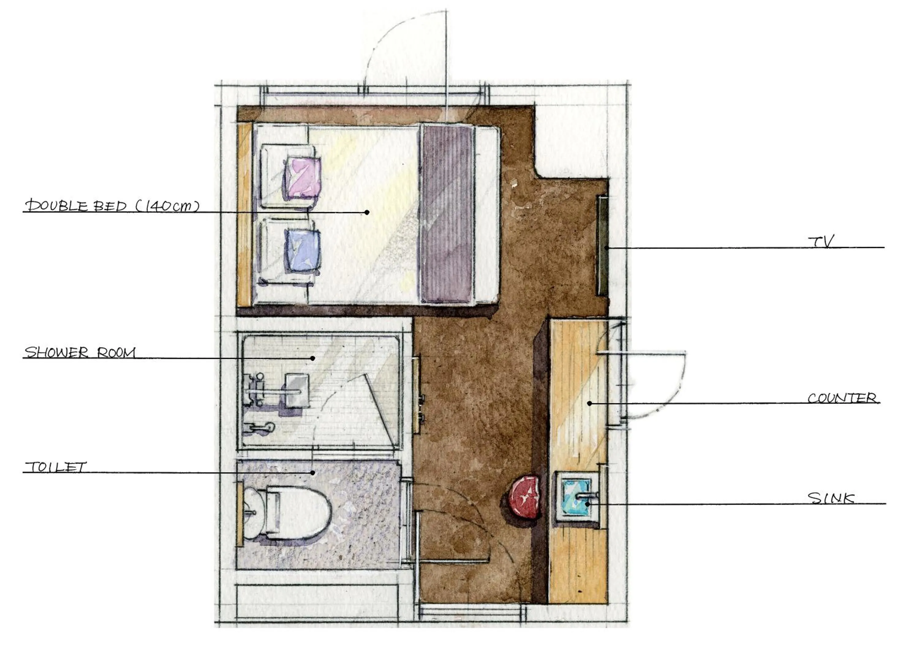 Photo of the whole room in Bay Hotel Tokyo Hamamatsucho