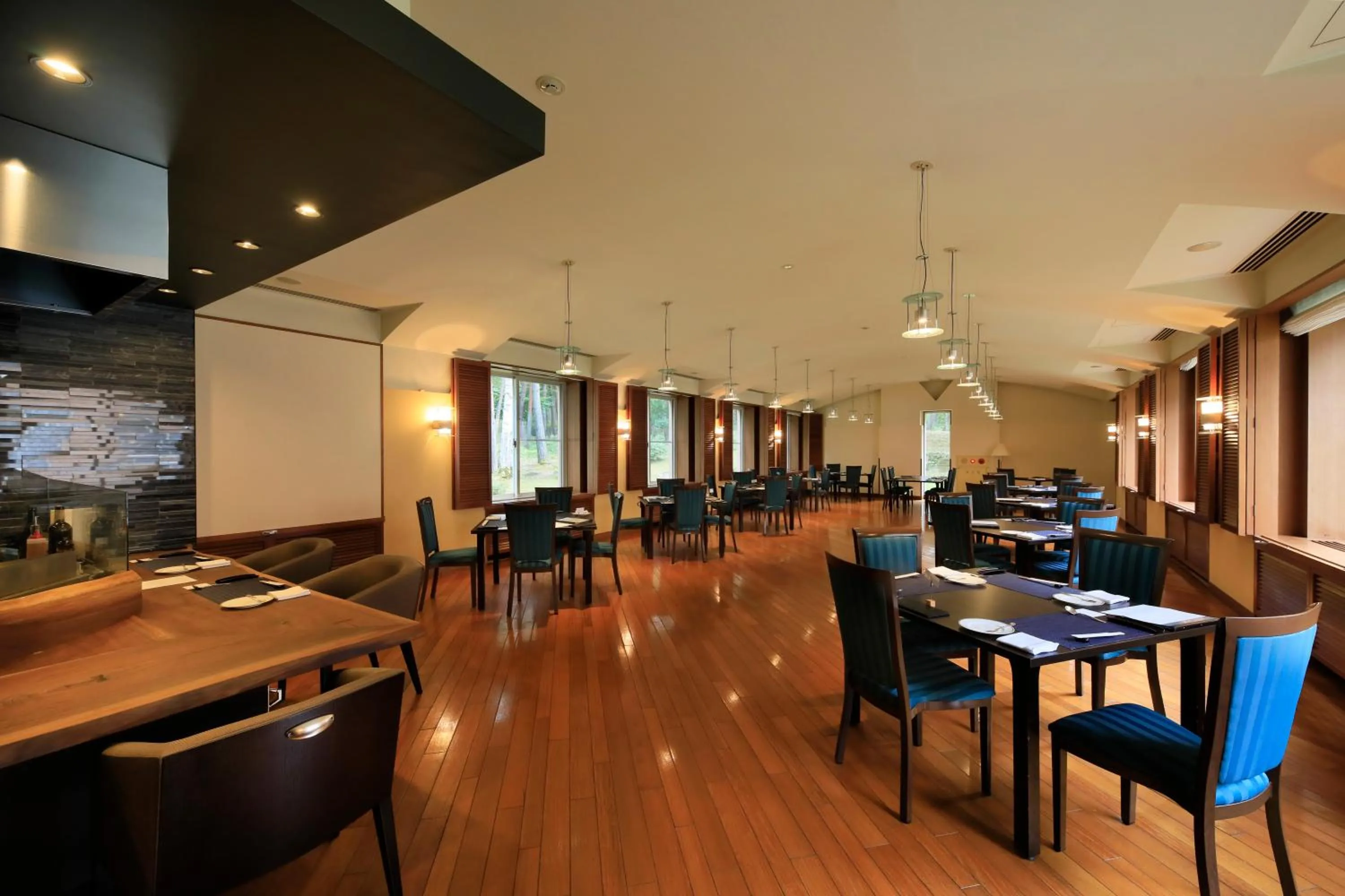 Restaurant/places to eat in Yutorelo Tateshina Hotel with DOGS