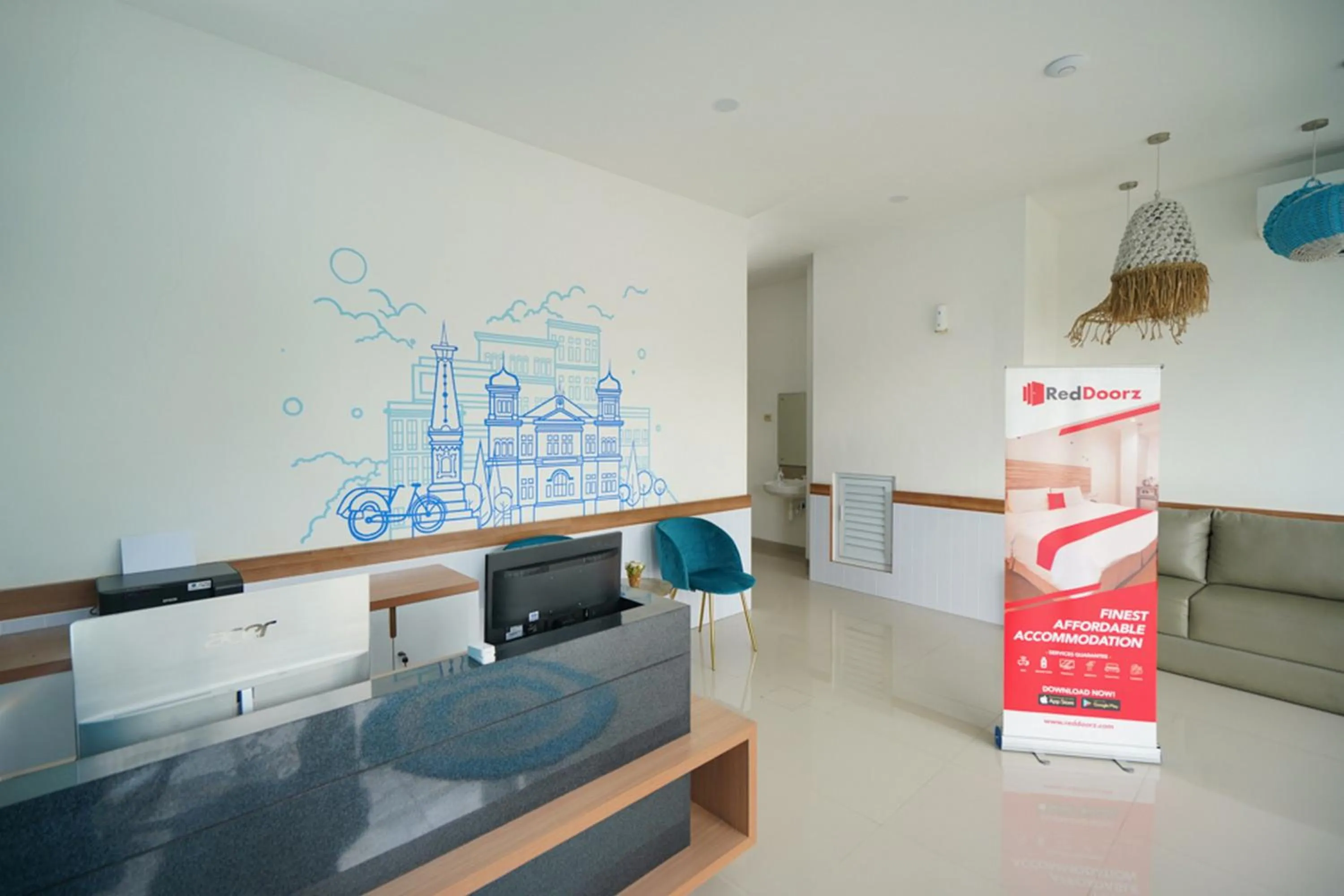 Seating area in RedDoorz Plus @ Terban Residence