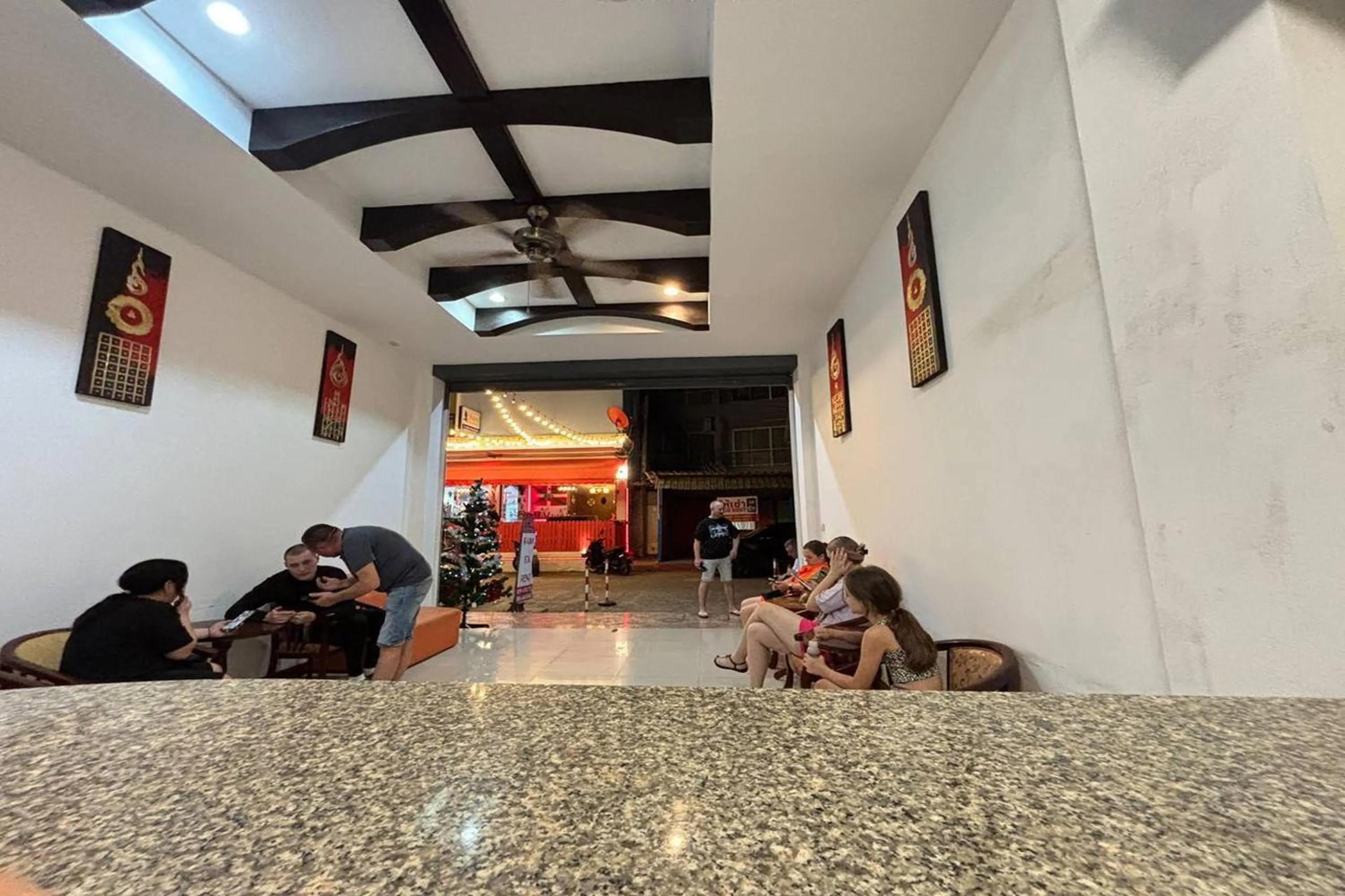 Seating area in Sure Guesthouse