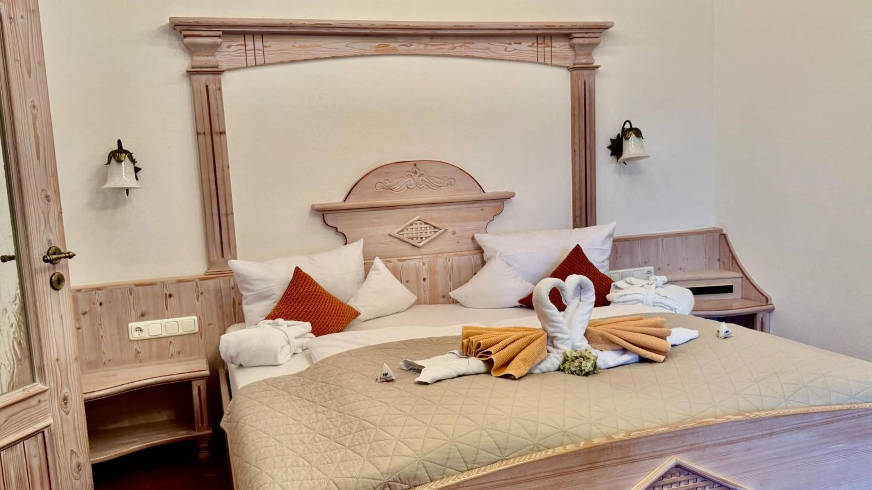 Photo of the whole room, Bed in Wellness Hotel Bayerischer Hof