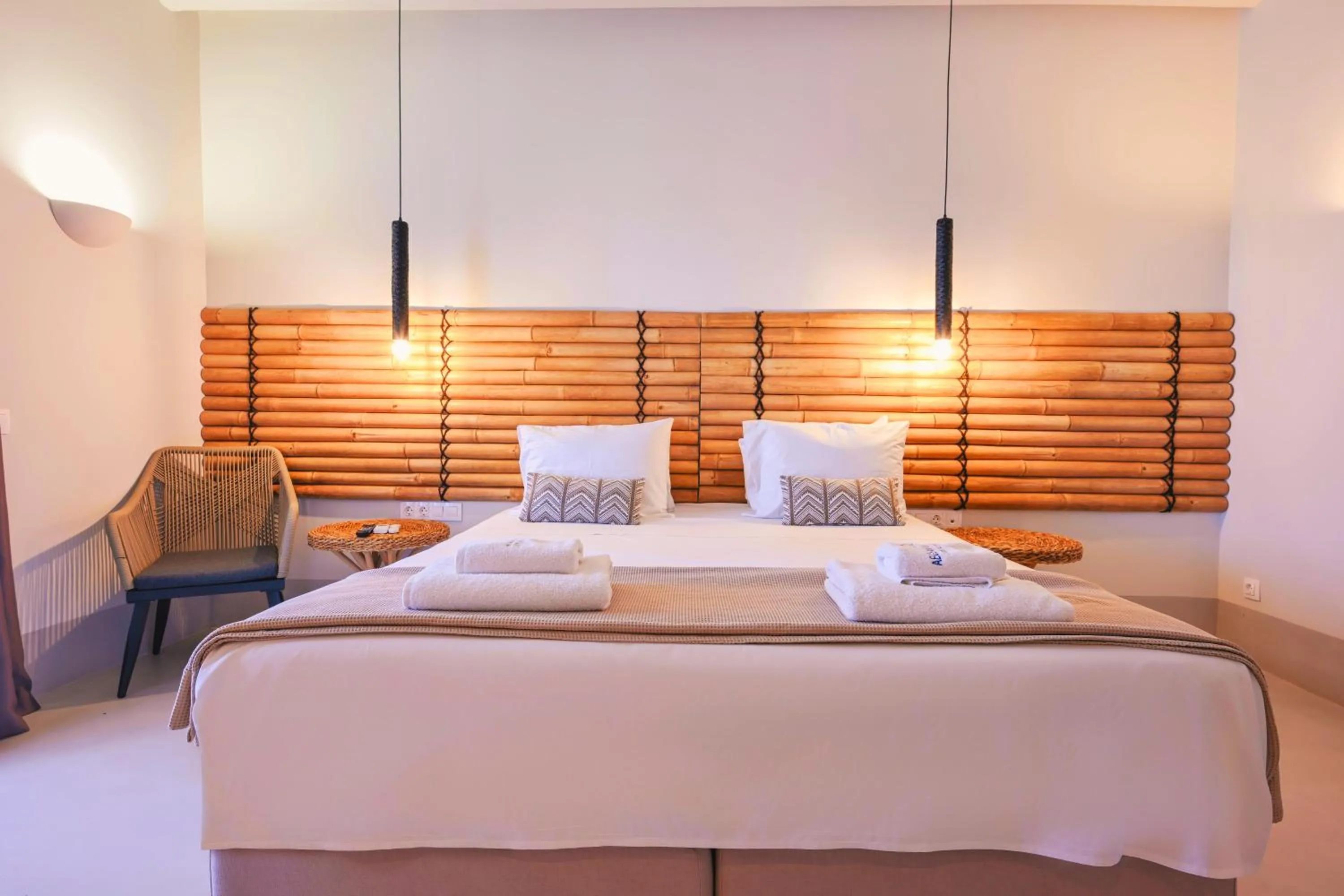 Bed in Aegean Hospitality