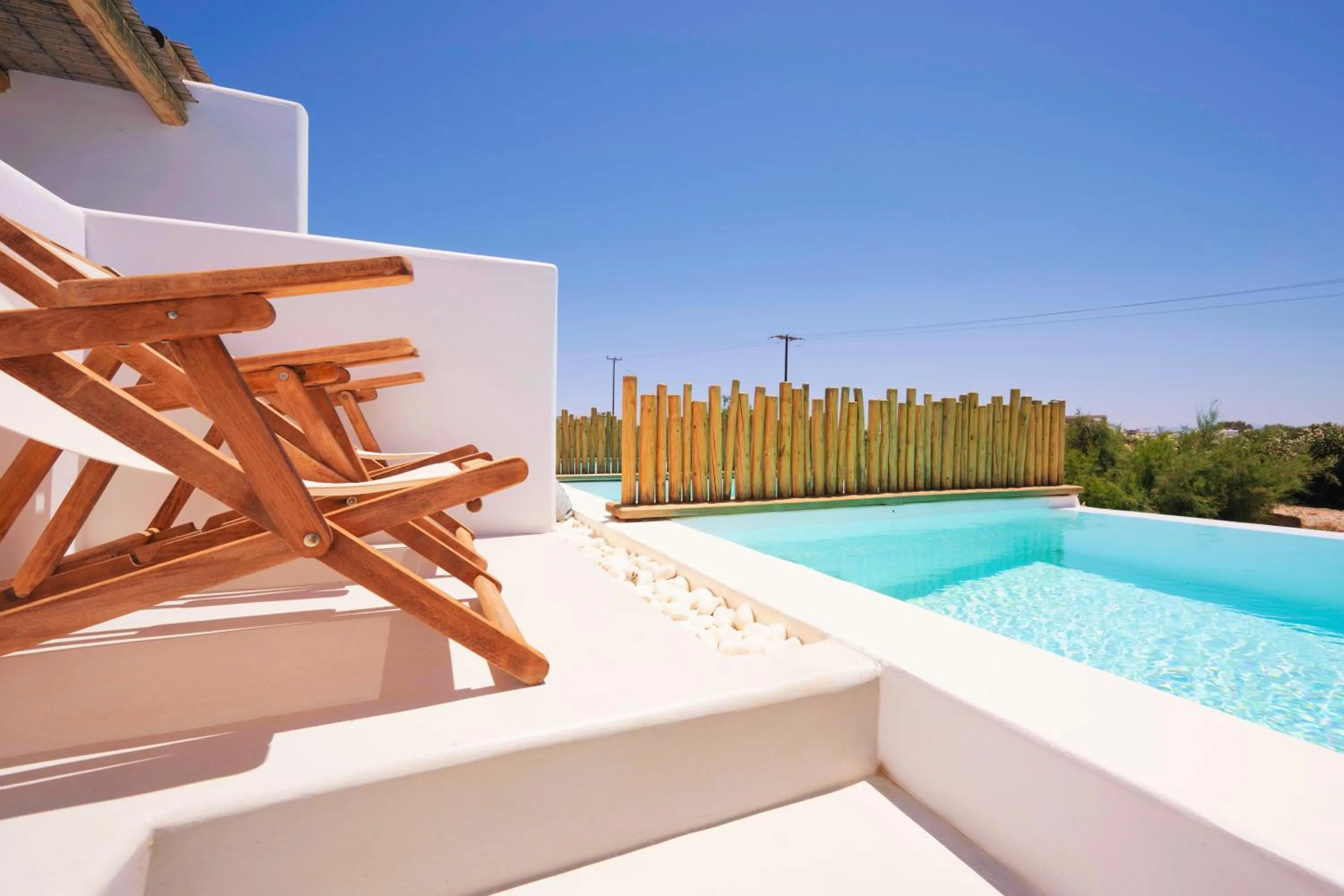 Pool view in Aegean Hospitality
