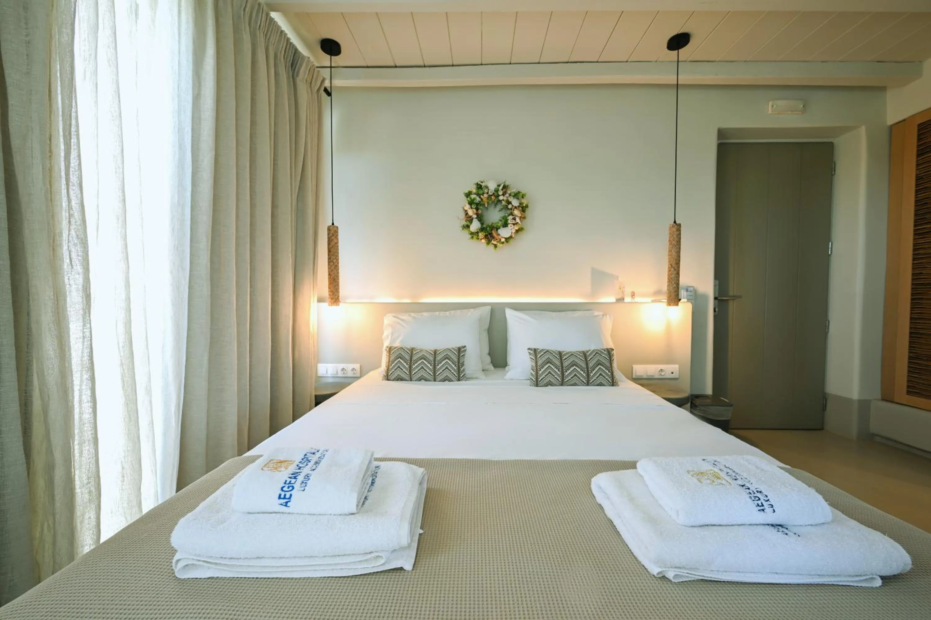 Bed in Aegean Hospitality