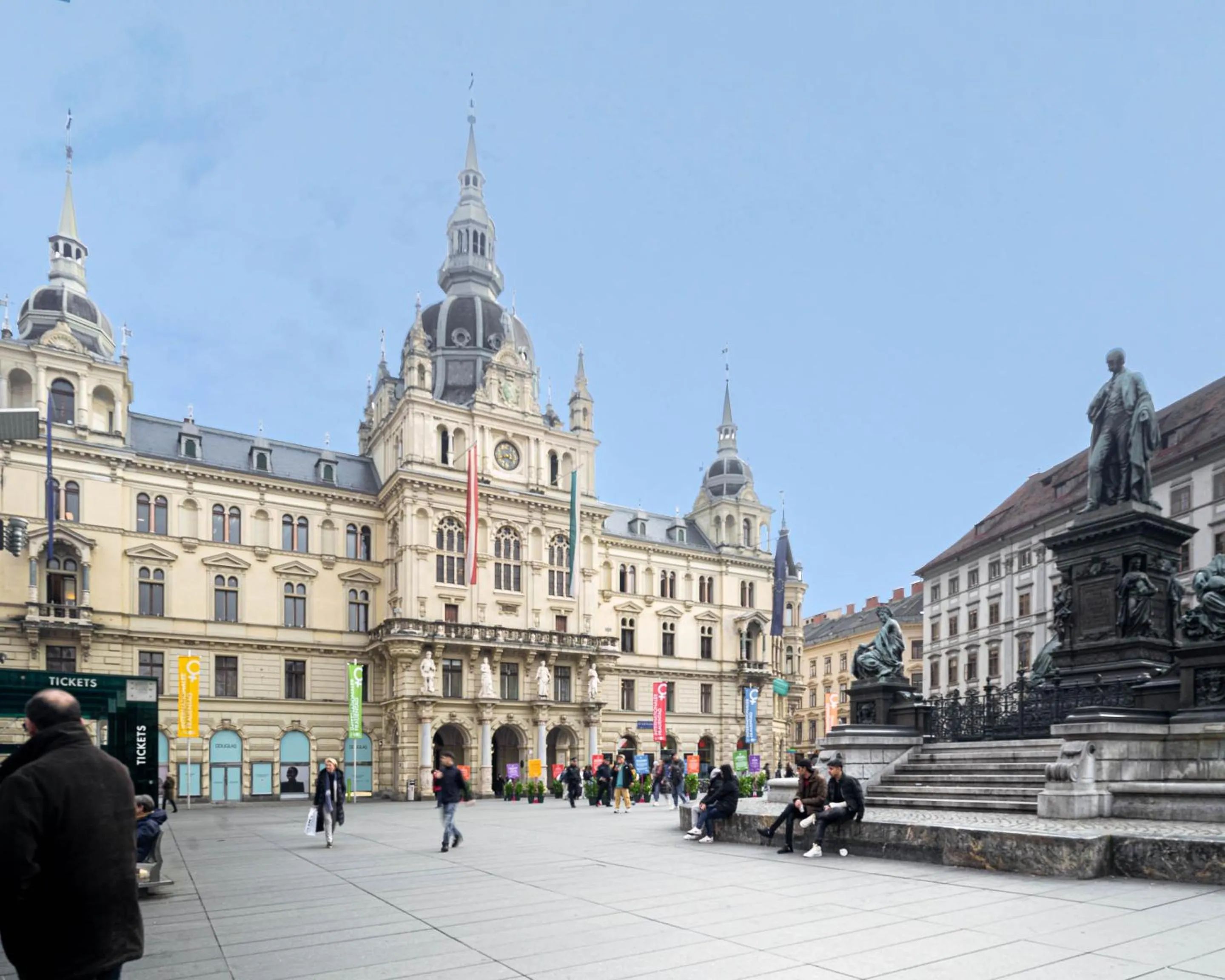 Nearby landmark in Limehome Graz - Argos by Zaha Hadid