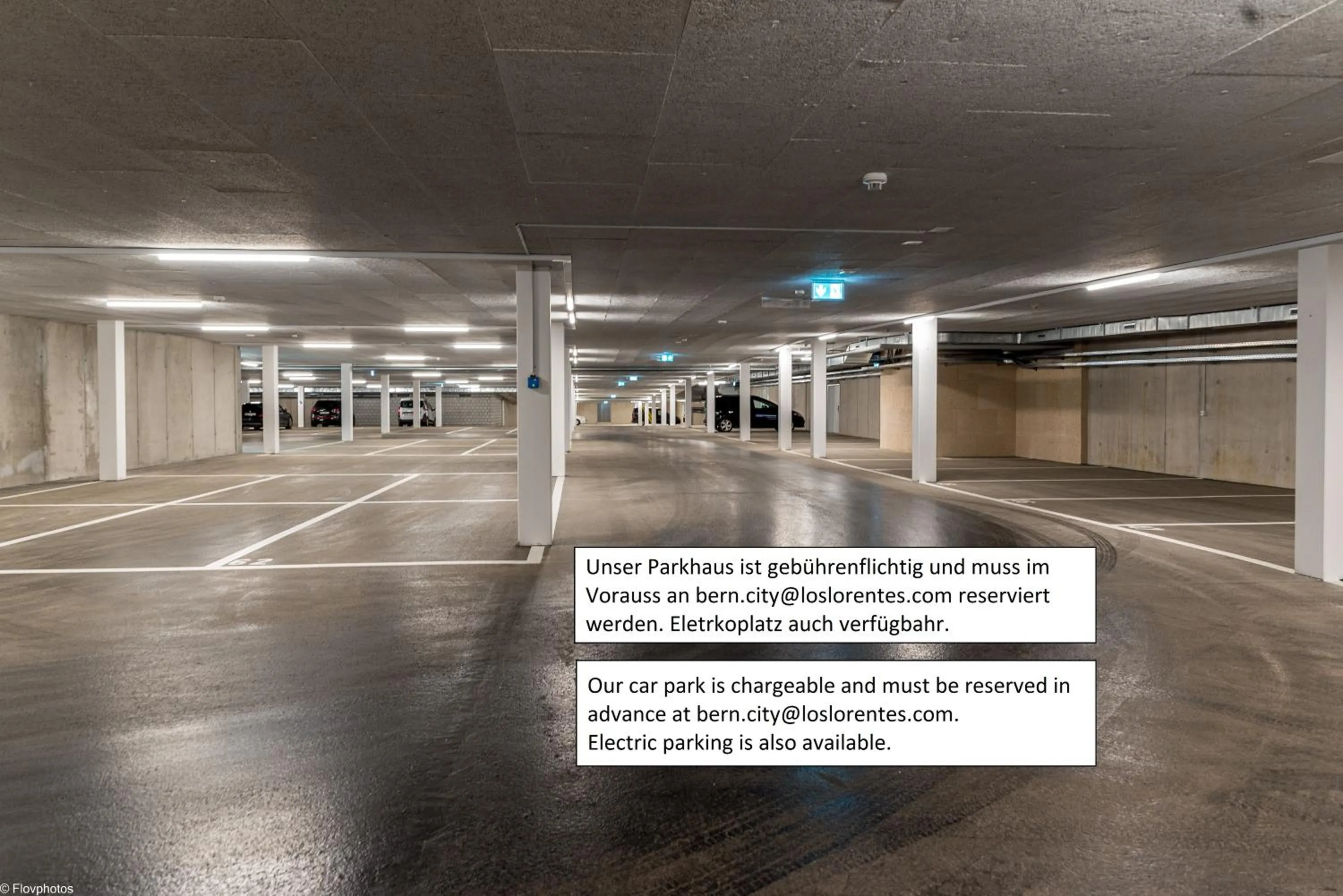 Parking in Los Lorentes Hotel Bern City