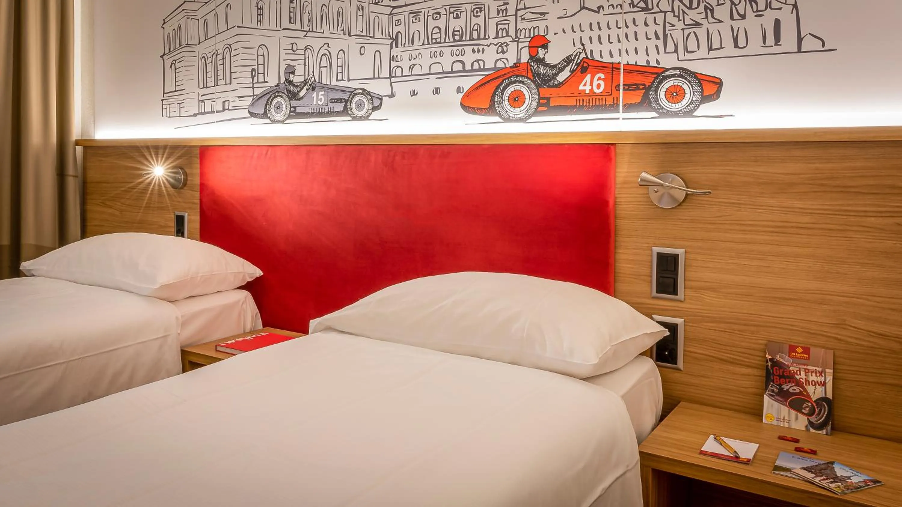 Bed in Los Lorentes Hotel Bern City