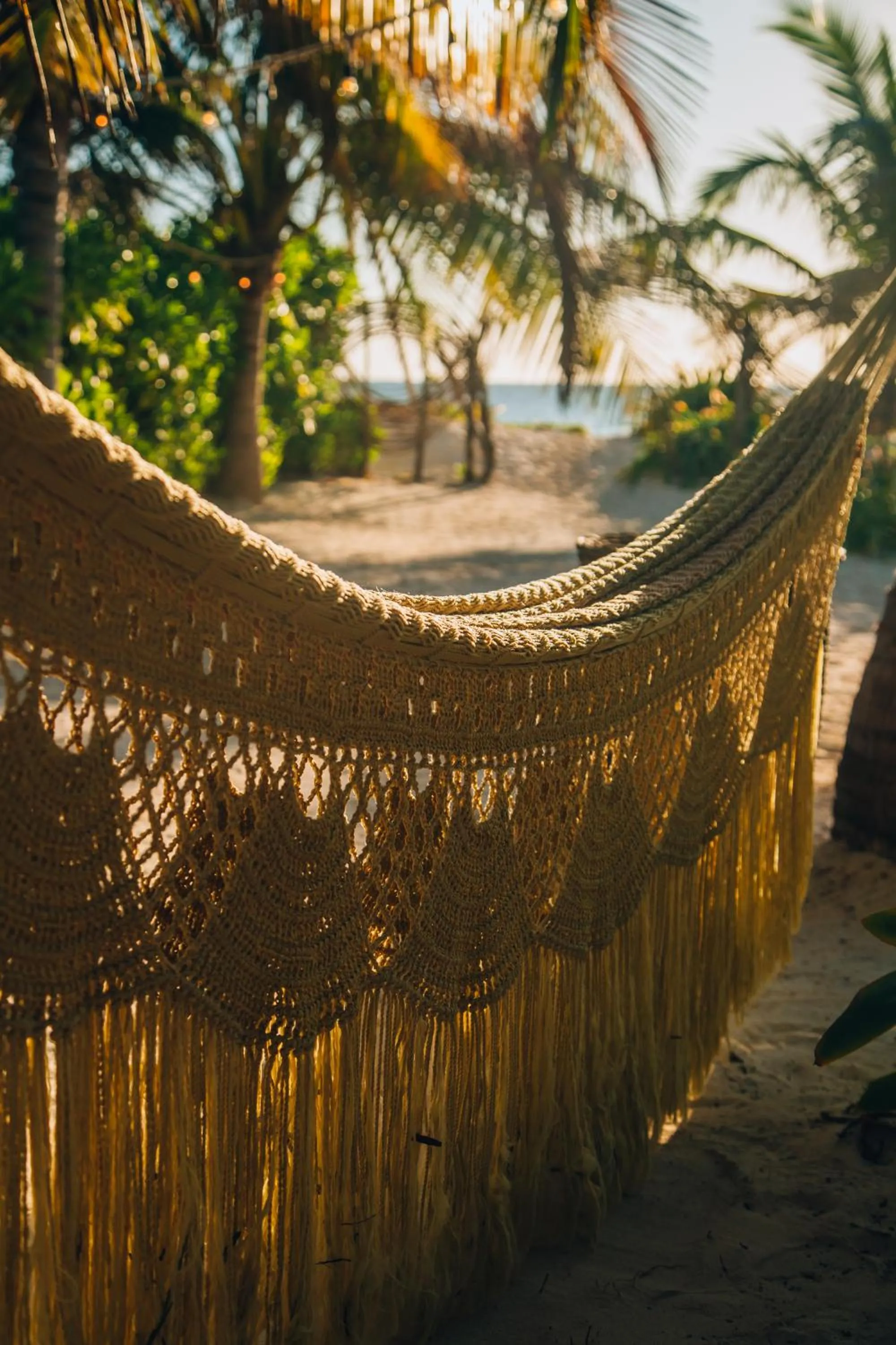 Seating area in Glamp Ikal Tulum
