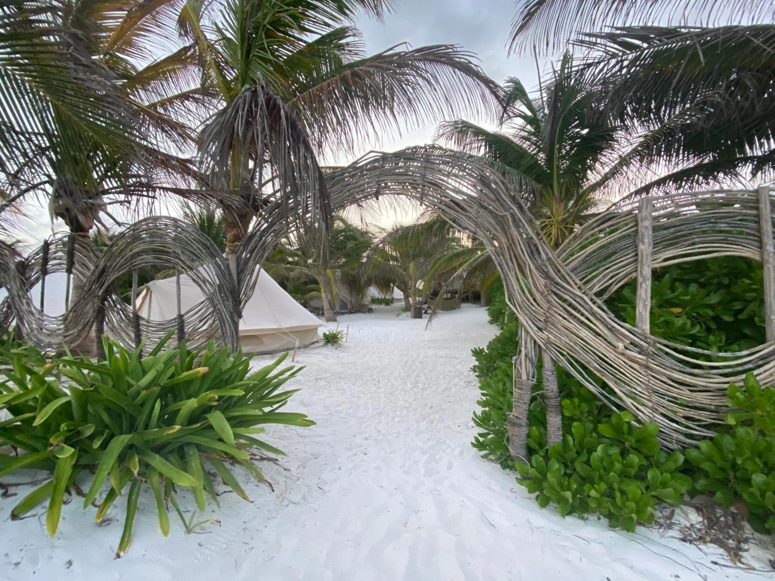 Beach in Glamp Ikal Tulum