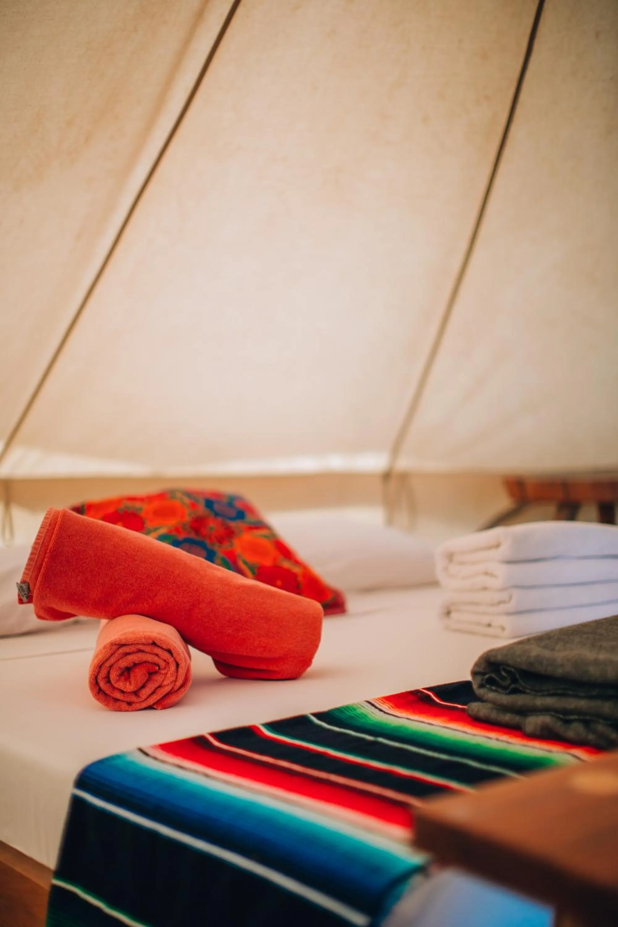 Bed in Glamp Ikal Tulum